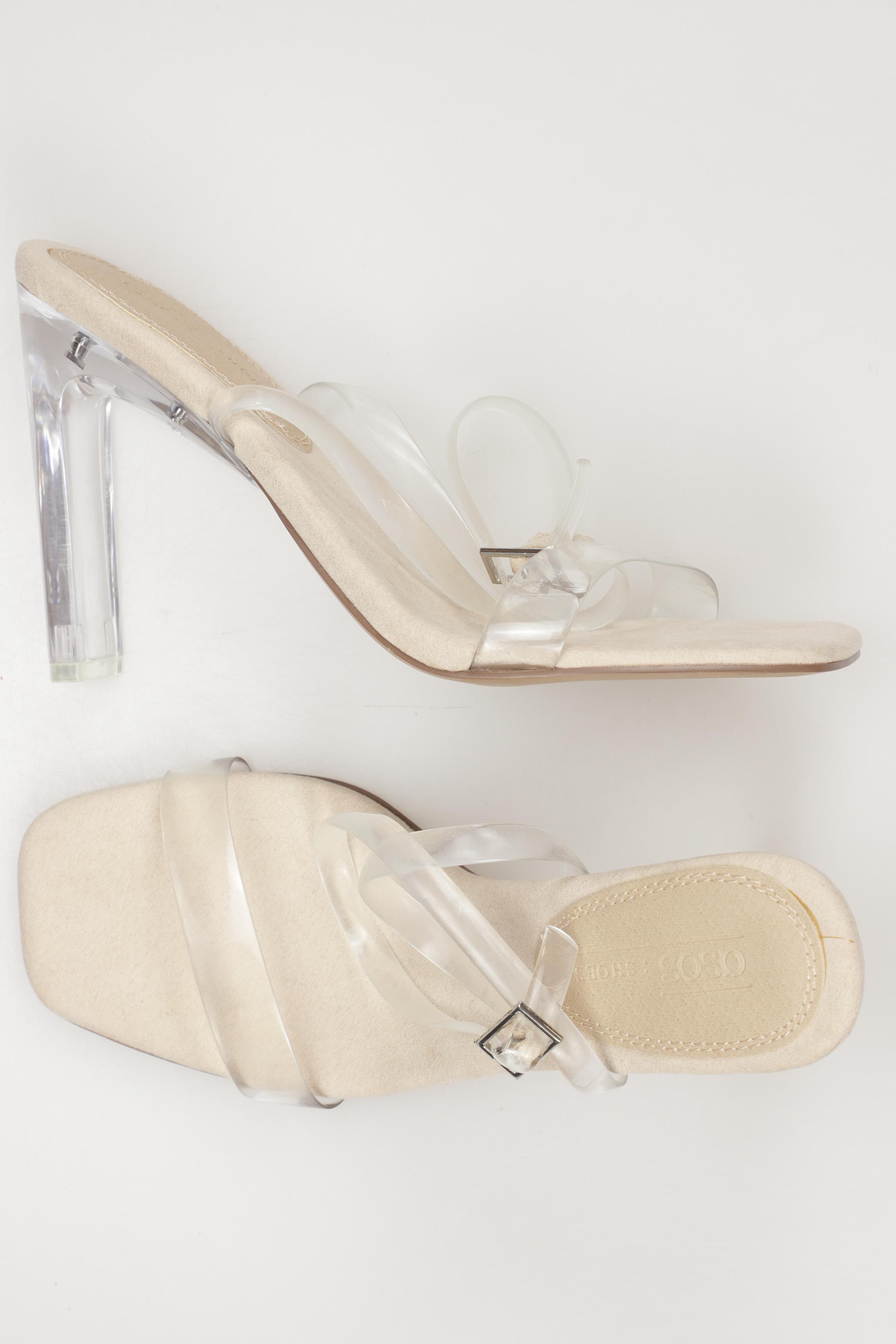 

asos Damen Sandale, beige, Gr. 7