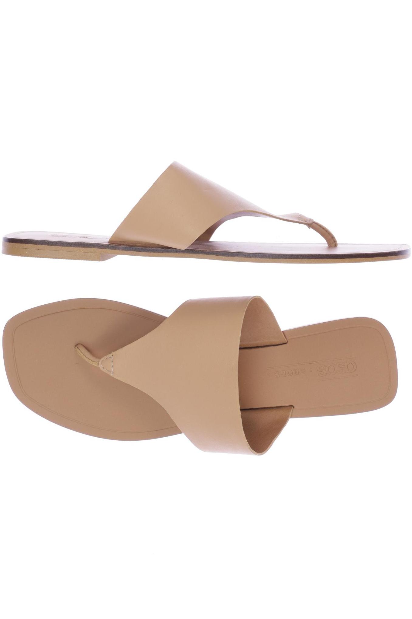 

asos Damen Sandale, beige, Gr. 4