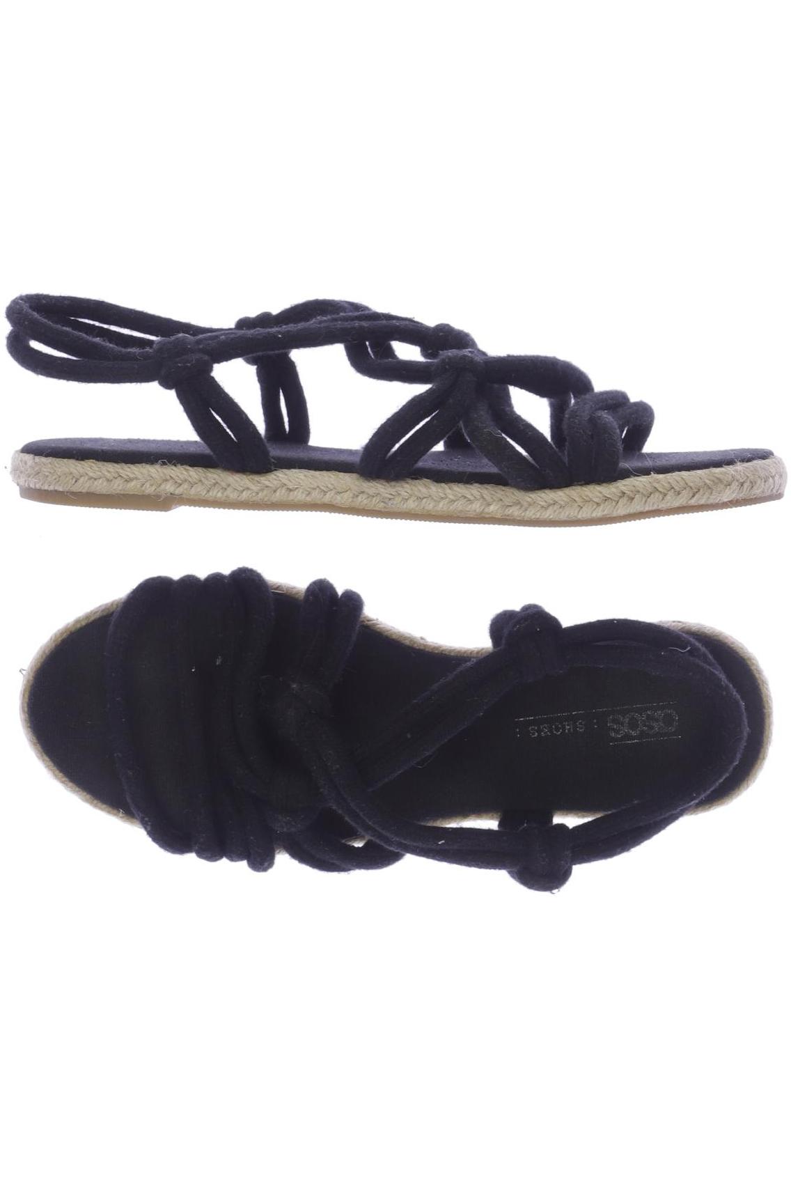 

asos Damen Sandale, schwarz