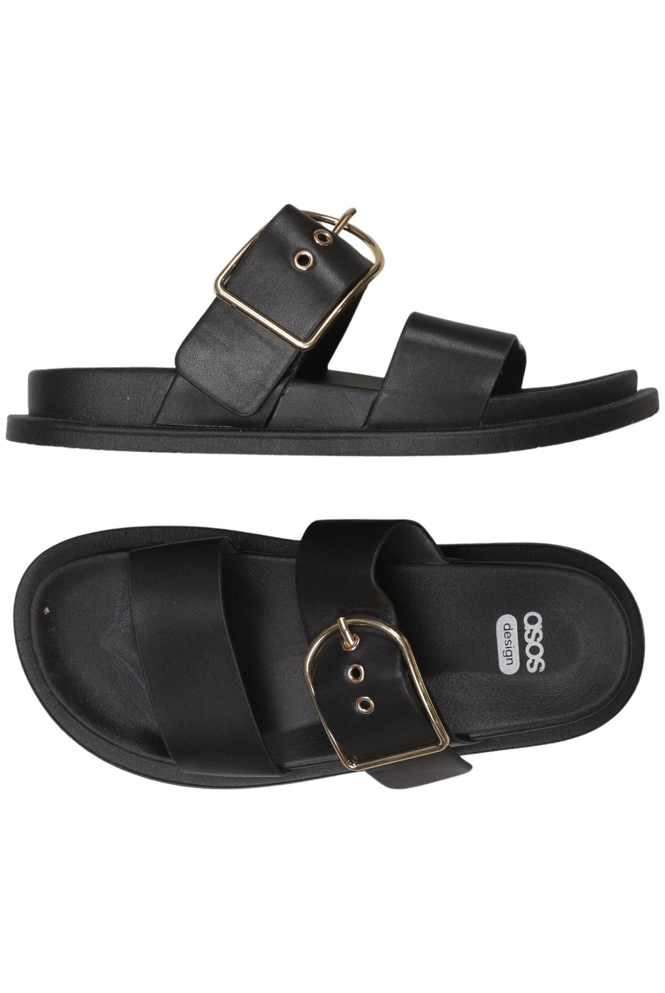 

asos Damen Sandale, schwarz, Gr. 38