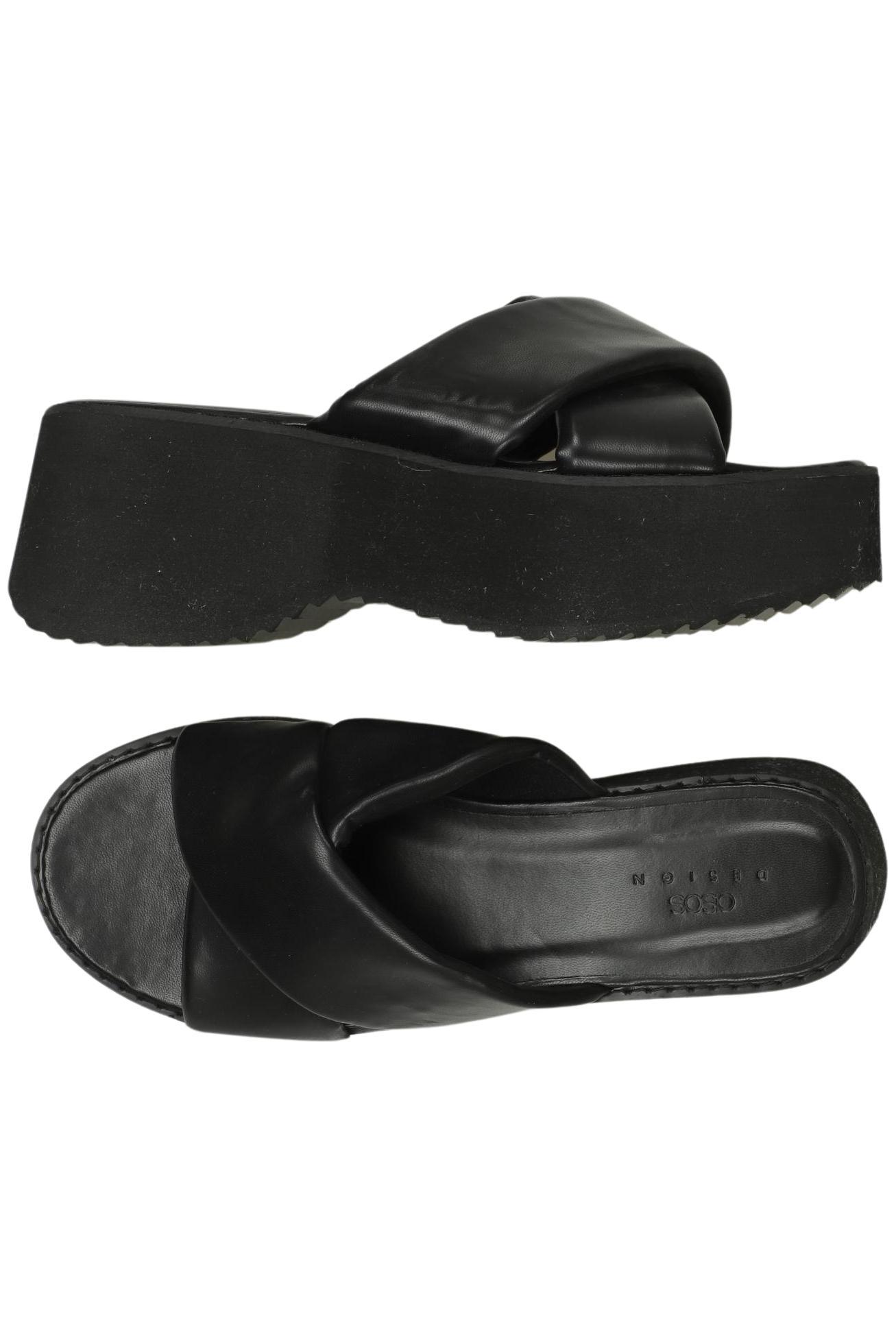 

asos Damen Sandale, schwarz, Gr. 6