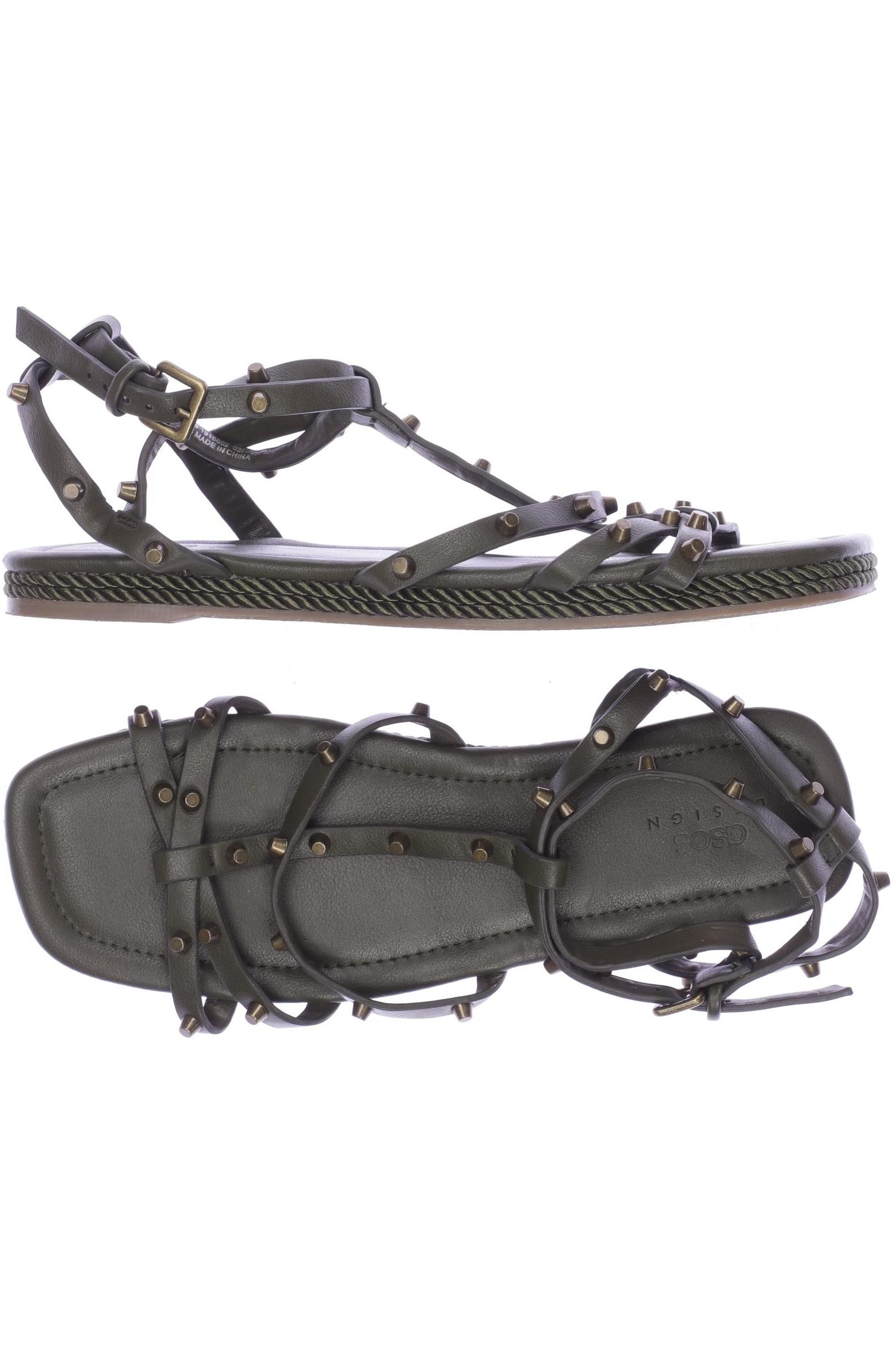 

asos Damen Sandale, grün, Gr. 39