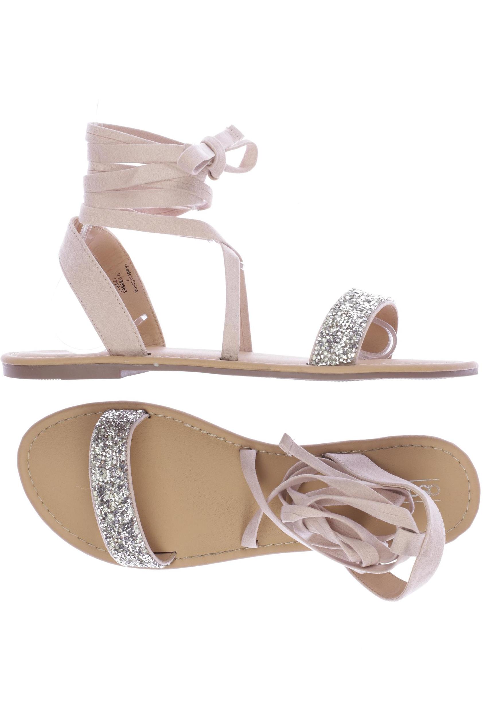 

asos Damen Sandale, beige, Gr. 7