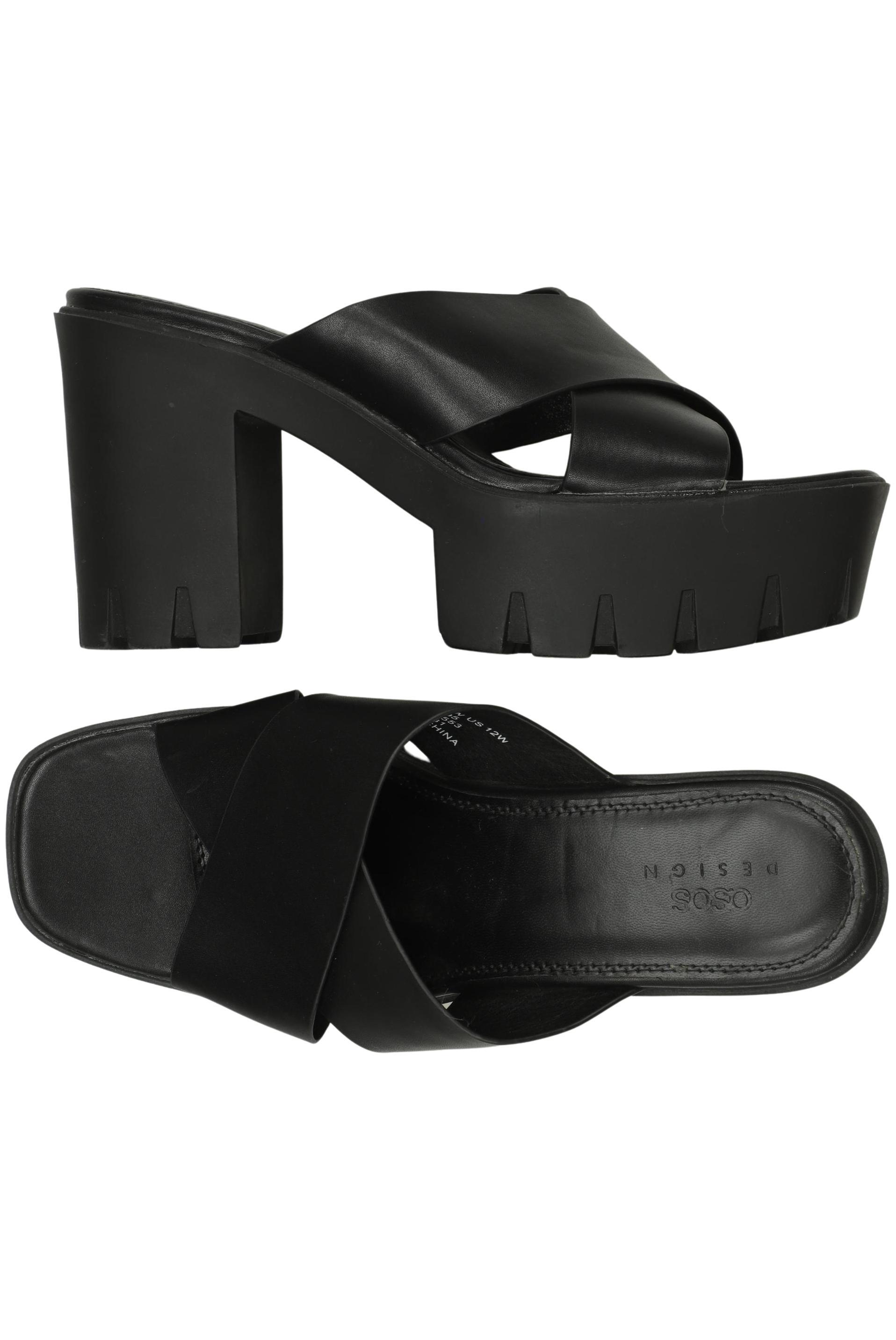 

asos Damen Sandale, schwarz, Gr. 43