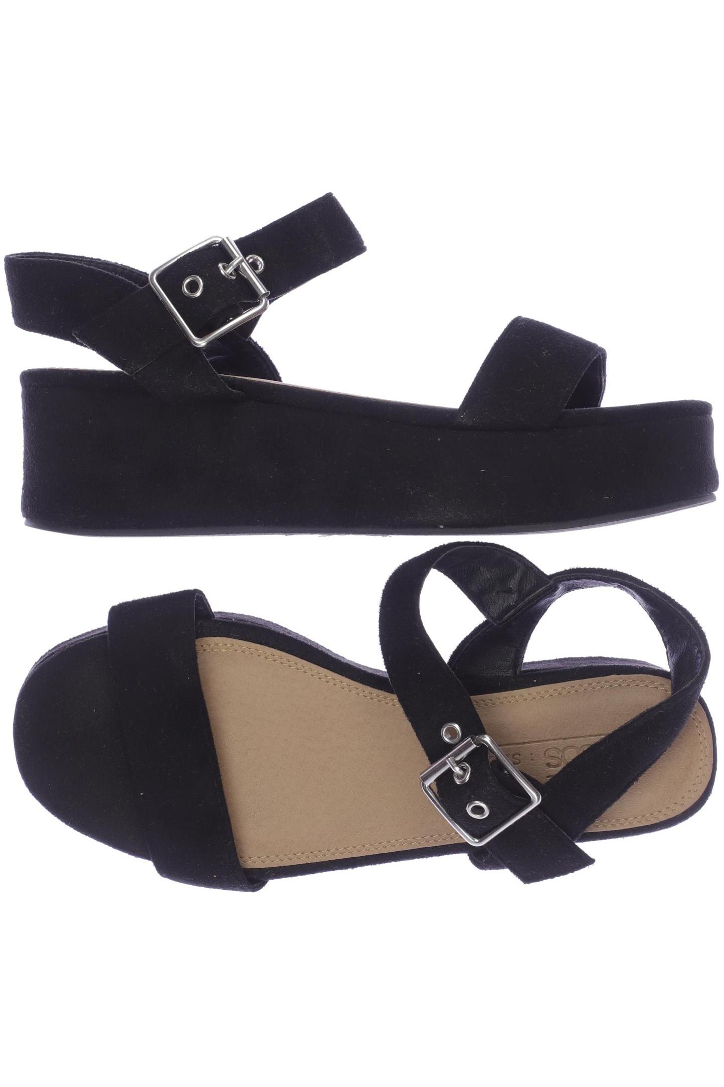 

asos Damen Sandale, schwarz, Gr. 3