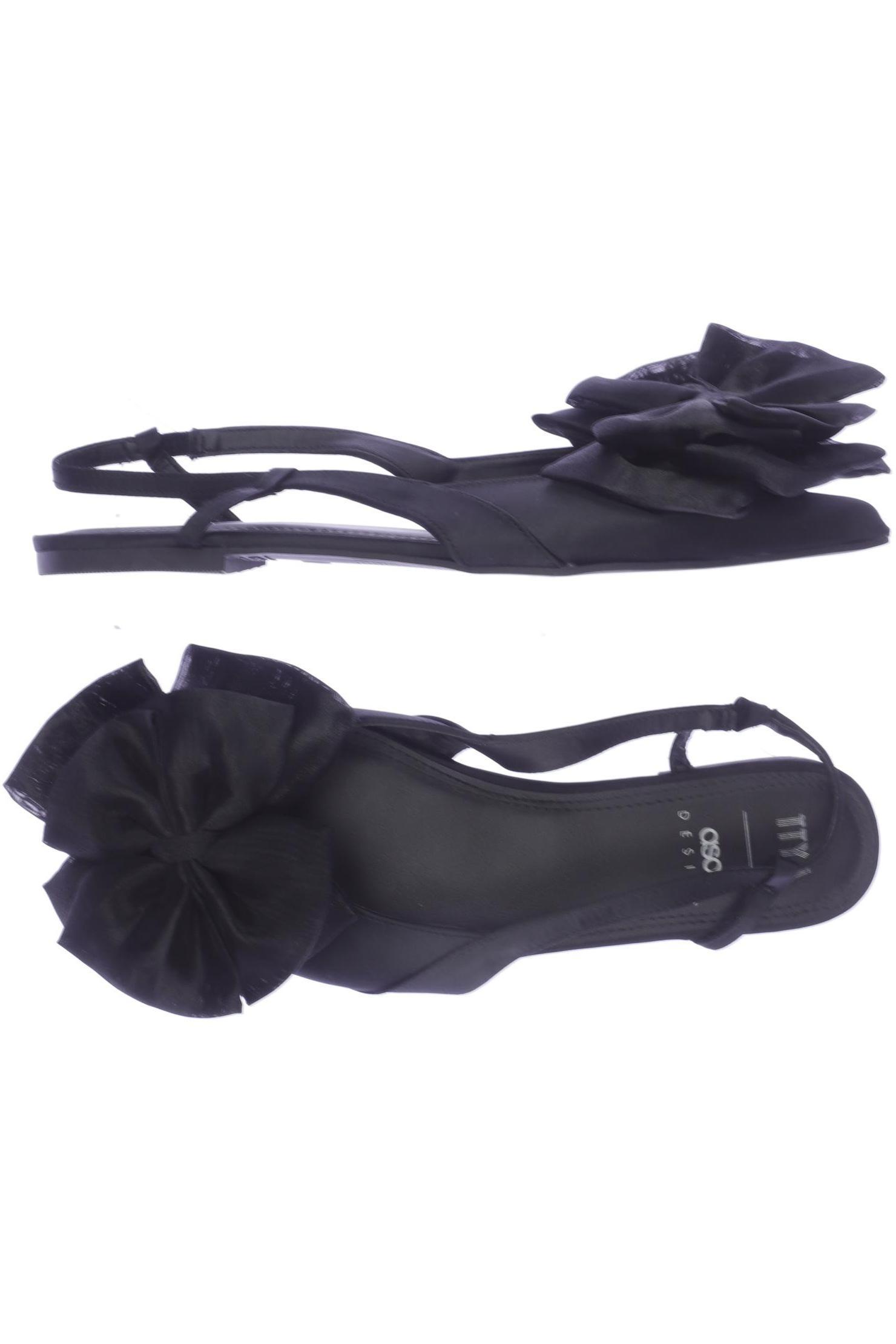 

asos Damen Sandale, schwarz, Gr. 8