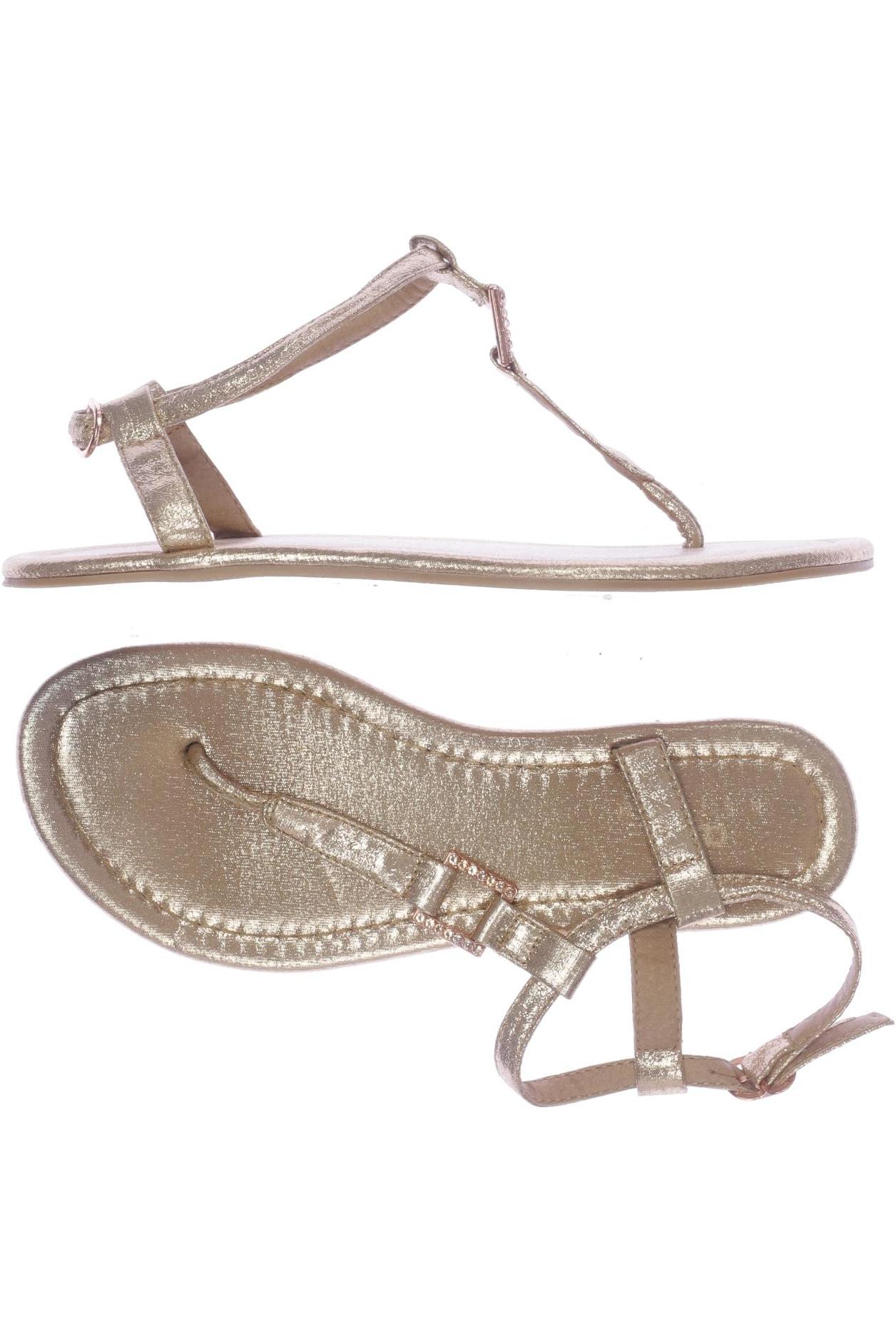 

asos Damen Sandale, gold, Gr. 36