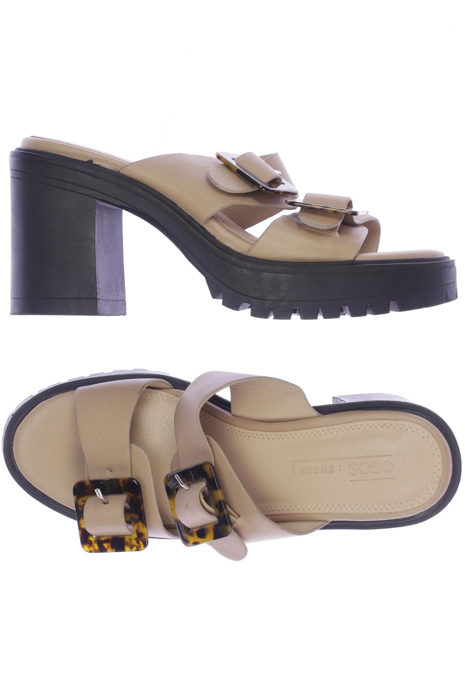 

asos Damen Sandale, beige, Gr. 6