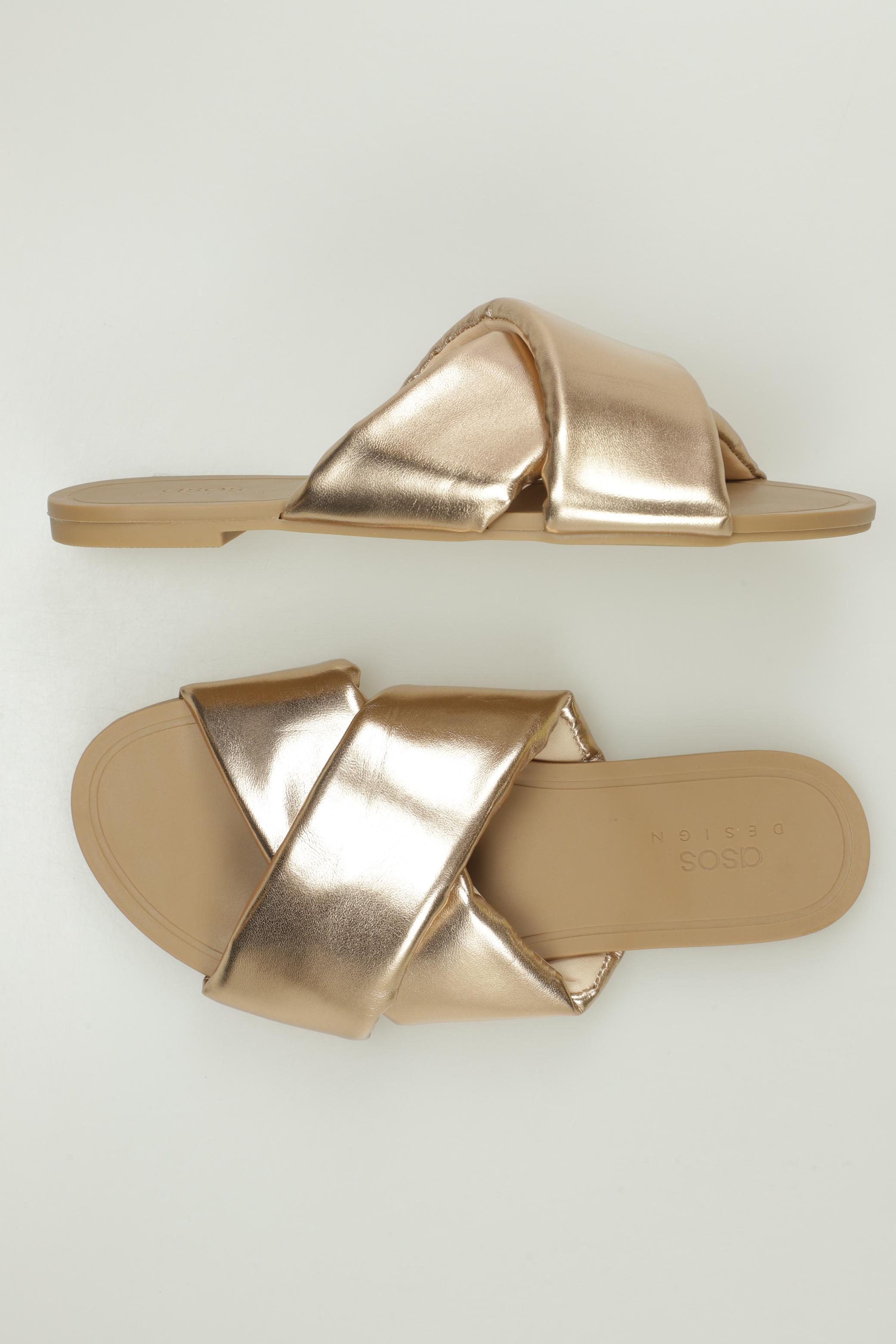 

asos Damen Sandale, gold, Gr. 37
