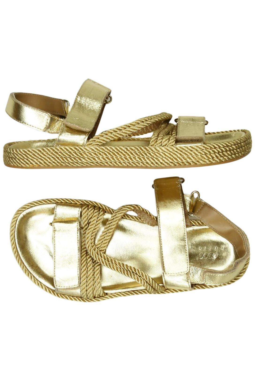 

asos Damen Sandale, gold, Gr. 8