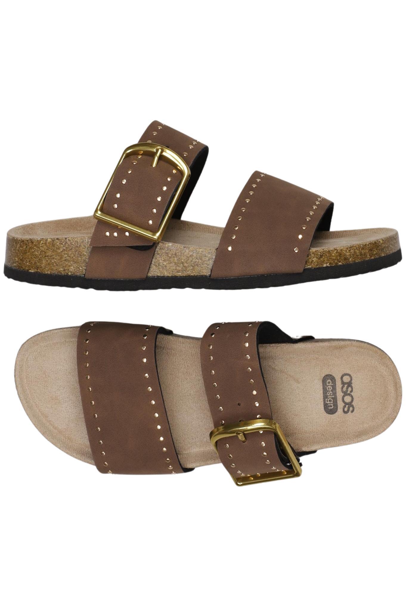 

asos Damen Sandale, braun, Gr. 3
