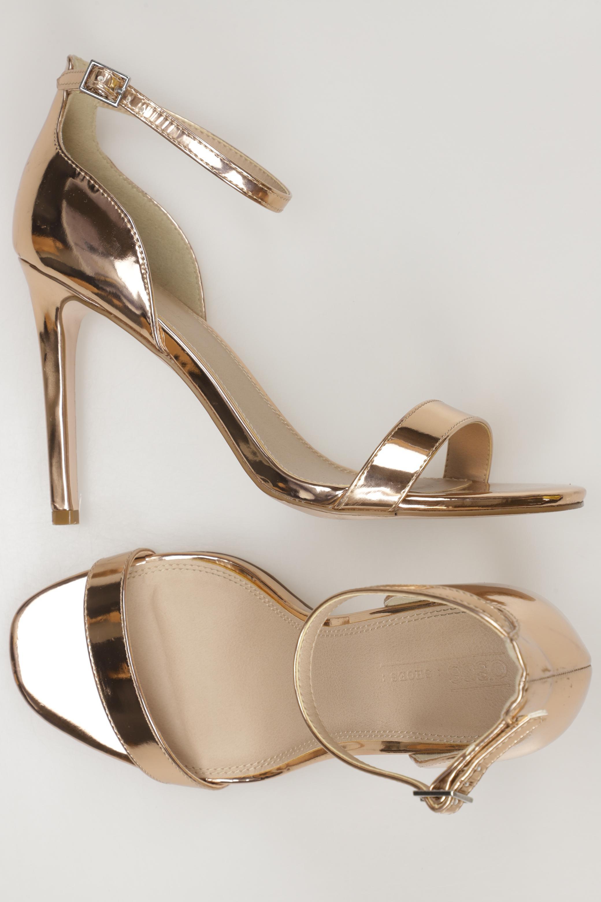 

asos Damen Sandale, gold, Gr. 6.5