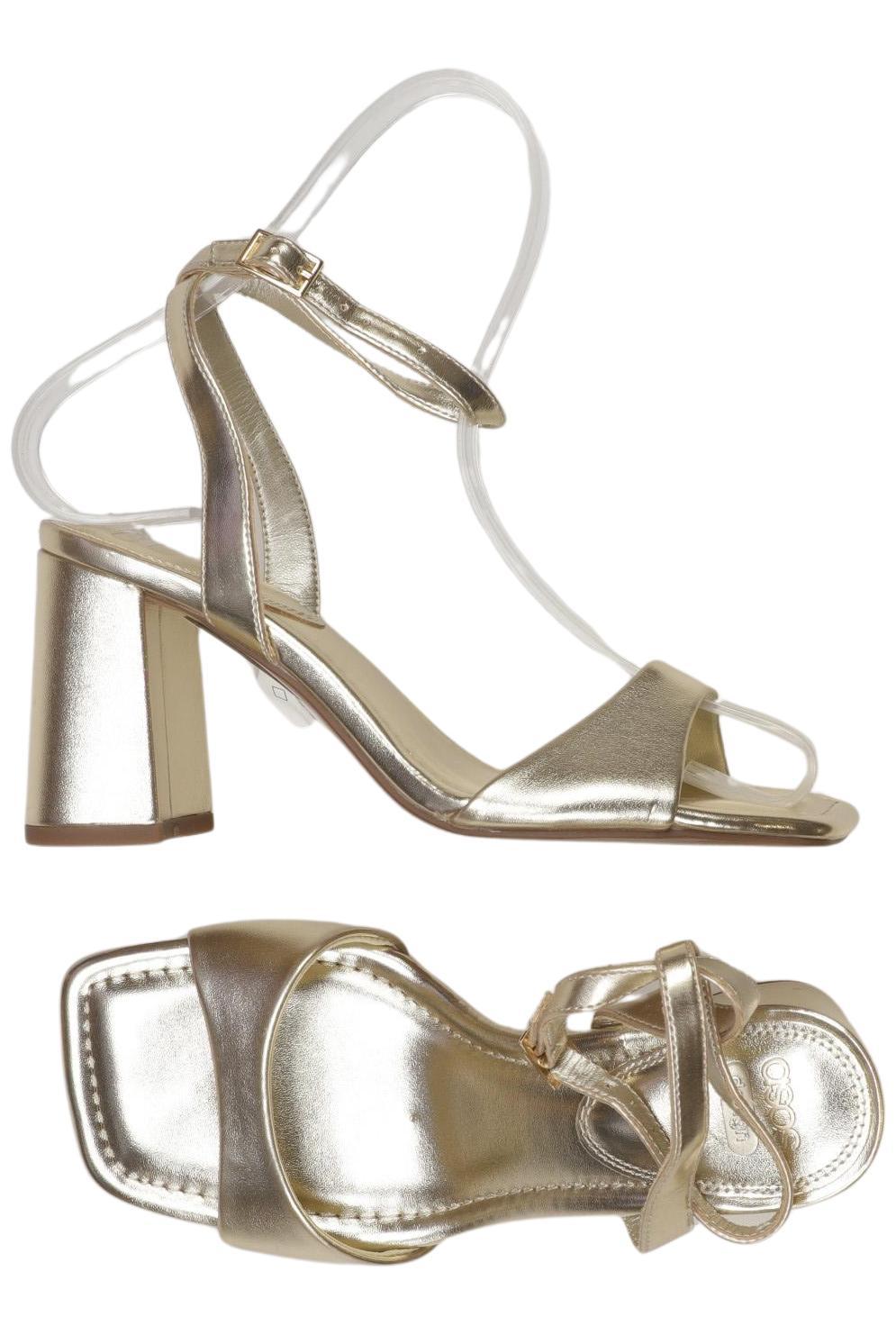 

asos Damen Sandale, gold, Gr. 37