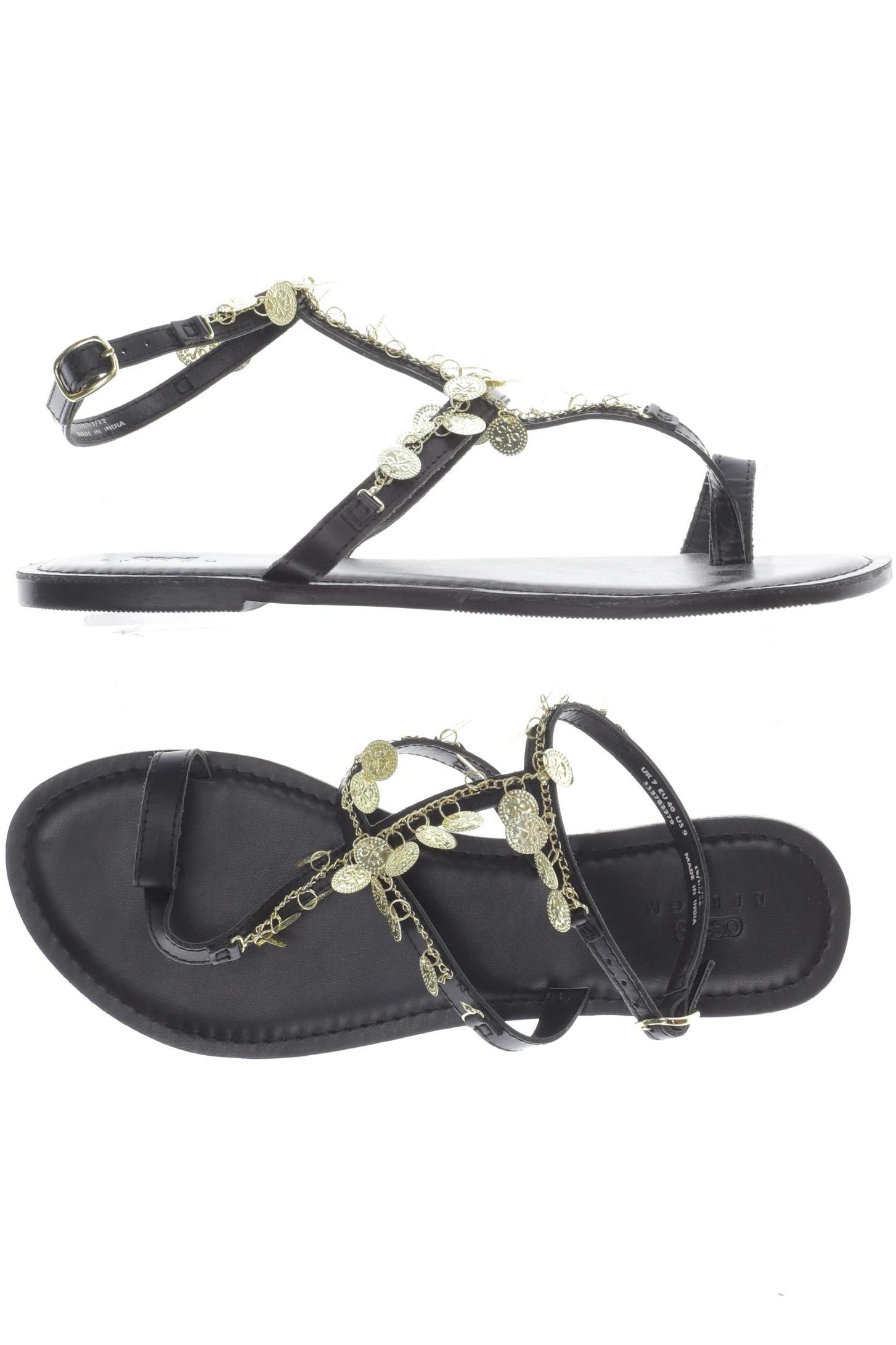 

asos Damen Sandale, schwarz, Gr. 7