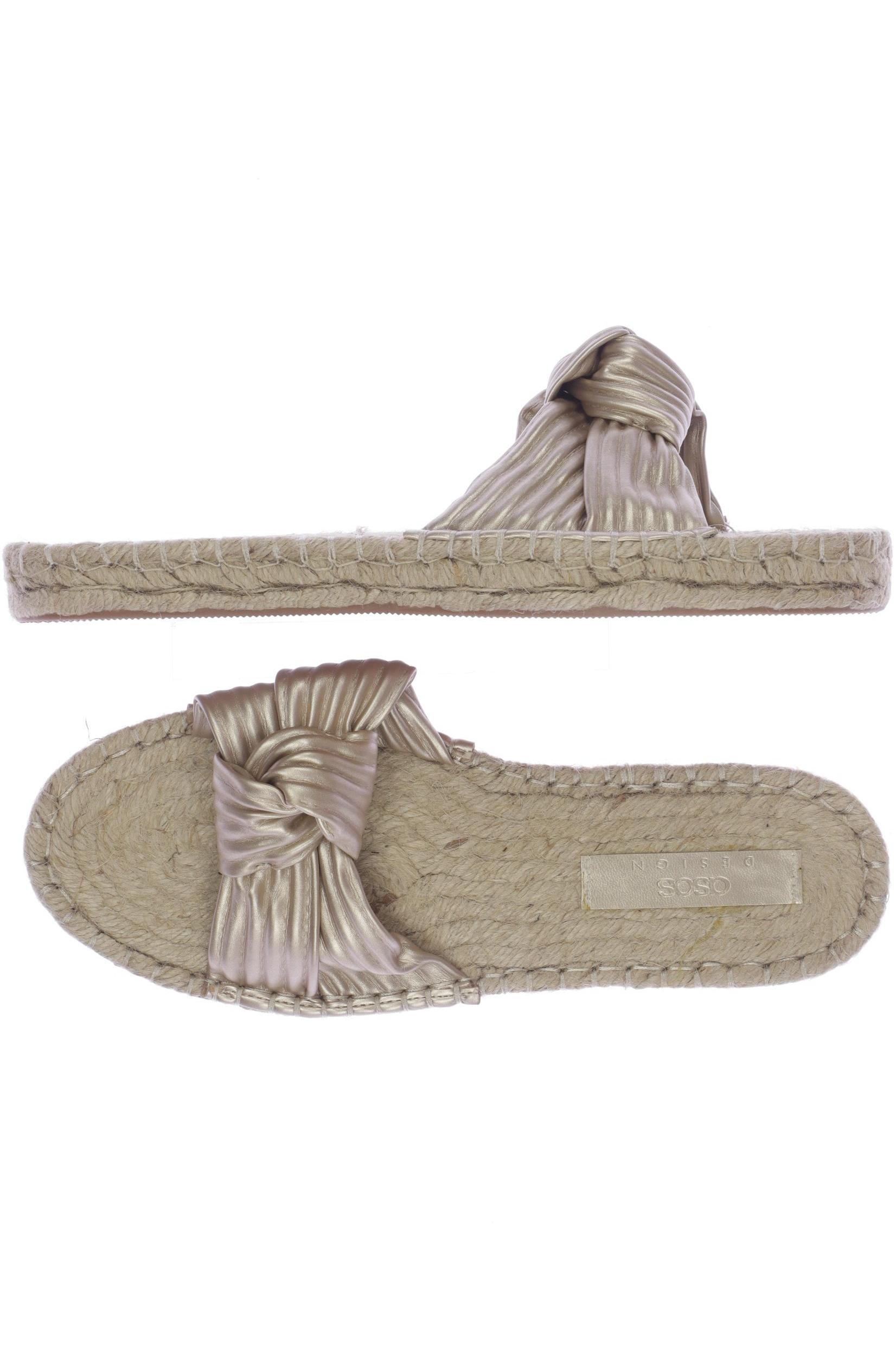 

asos Damen Sandale, gold, Gr. 9