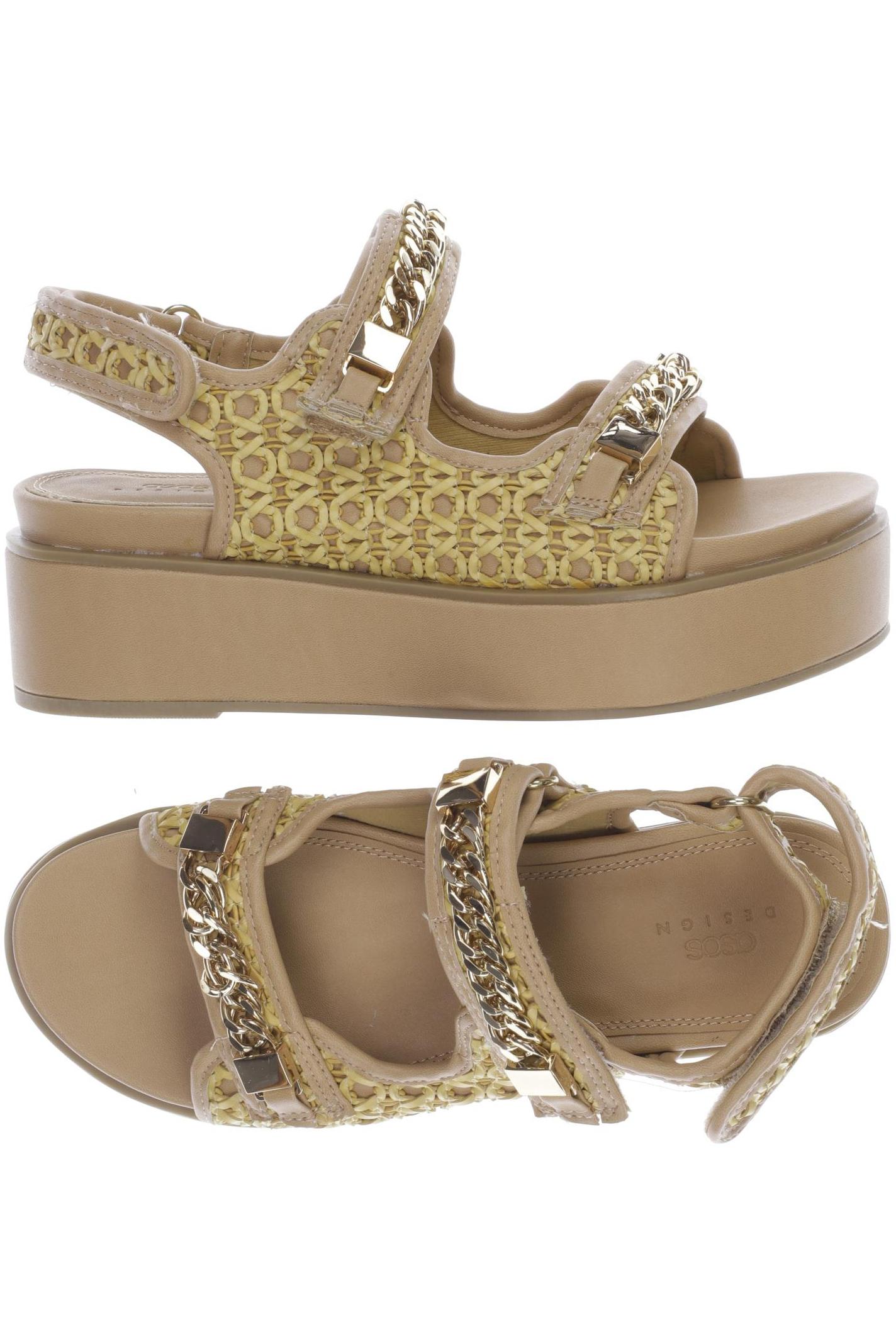 

asos Damen Sandale, beige, Gr. 5