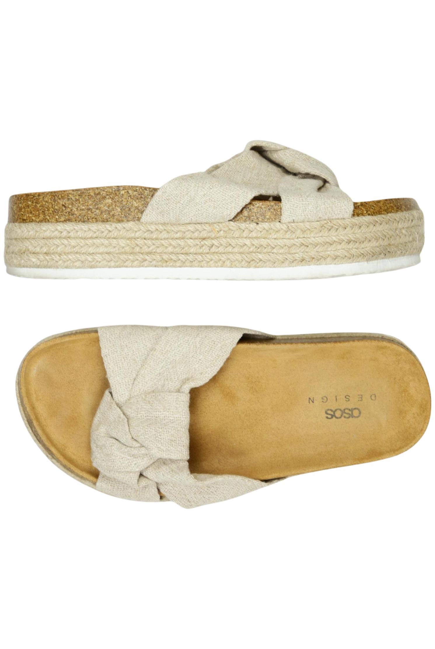 

asos Damen Sandale, beige, Gr. 43