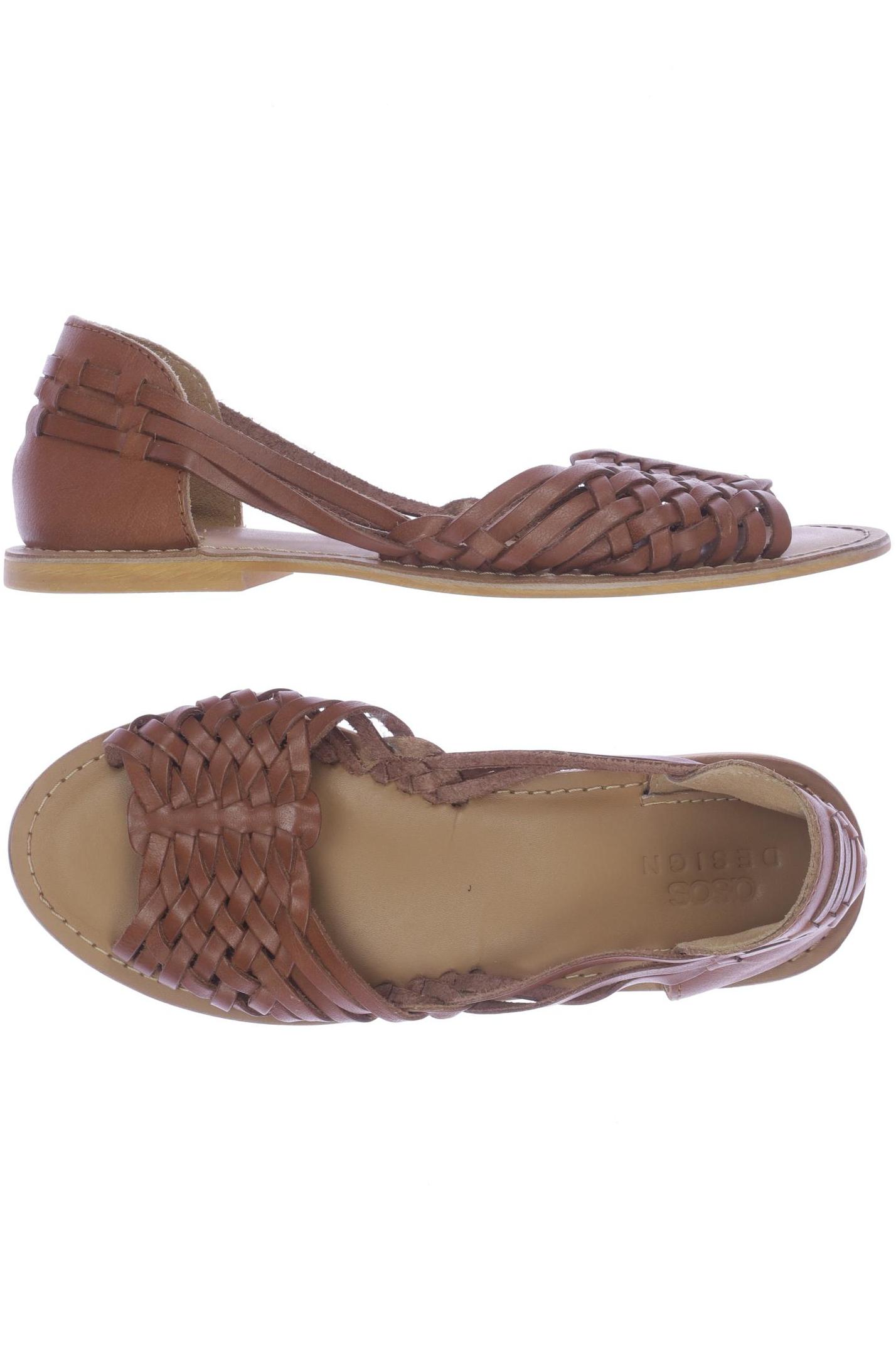 

asos Damen Sandale, braun, Gr. 5