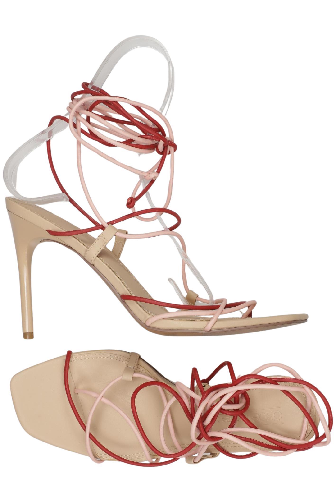 

asos Damen Sandale, rot, Gr. 9