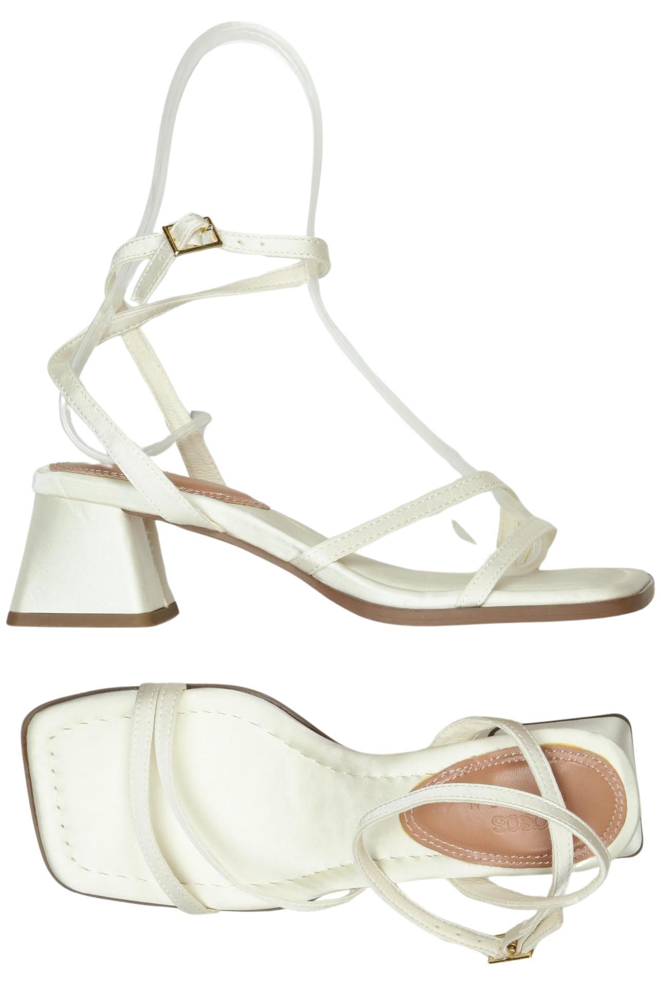 

asos Damen Sandale, weiß, Gr. 36