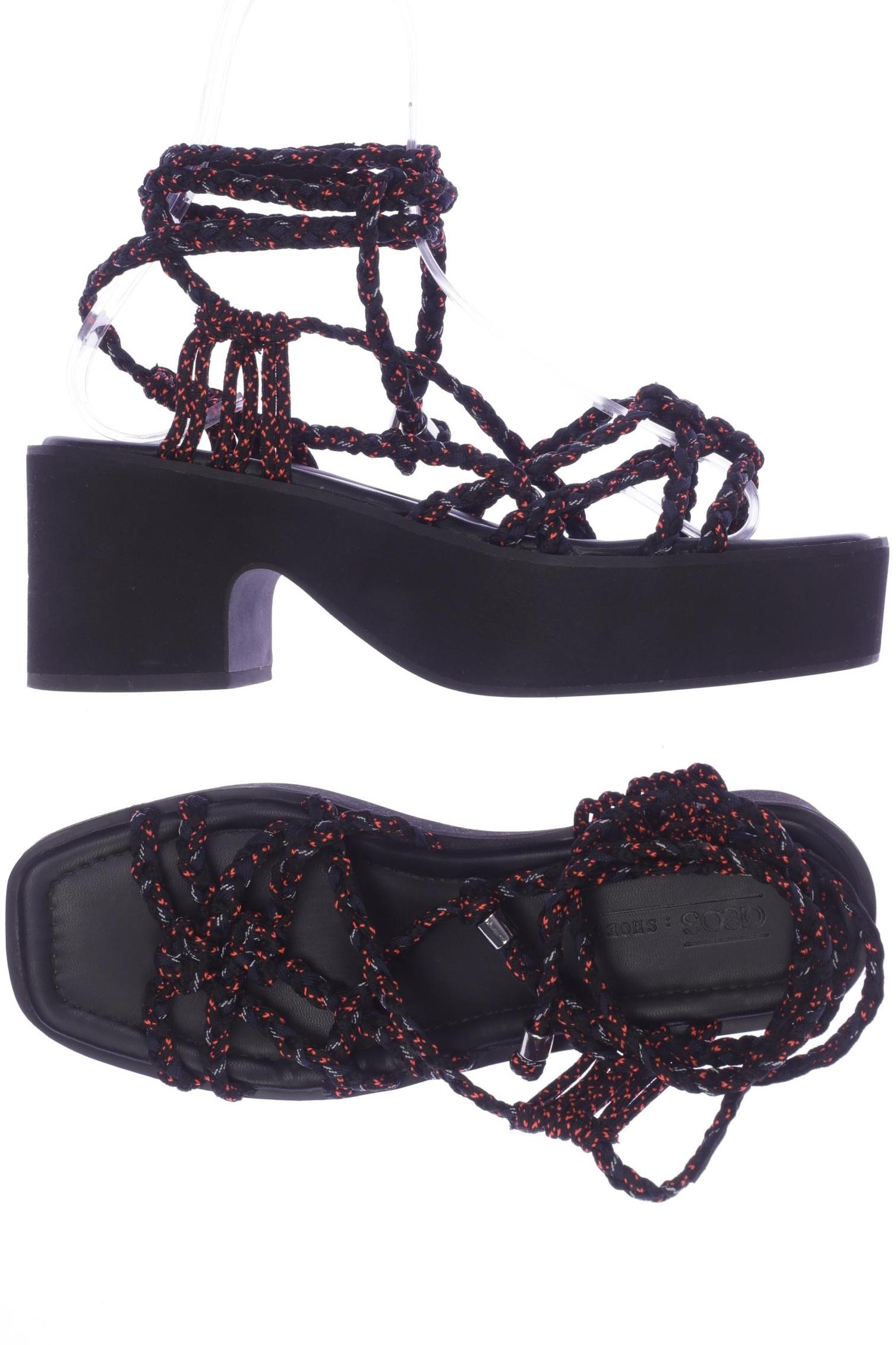 

asos Damen Sandale, schwarz, Gr. 6