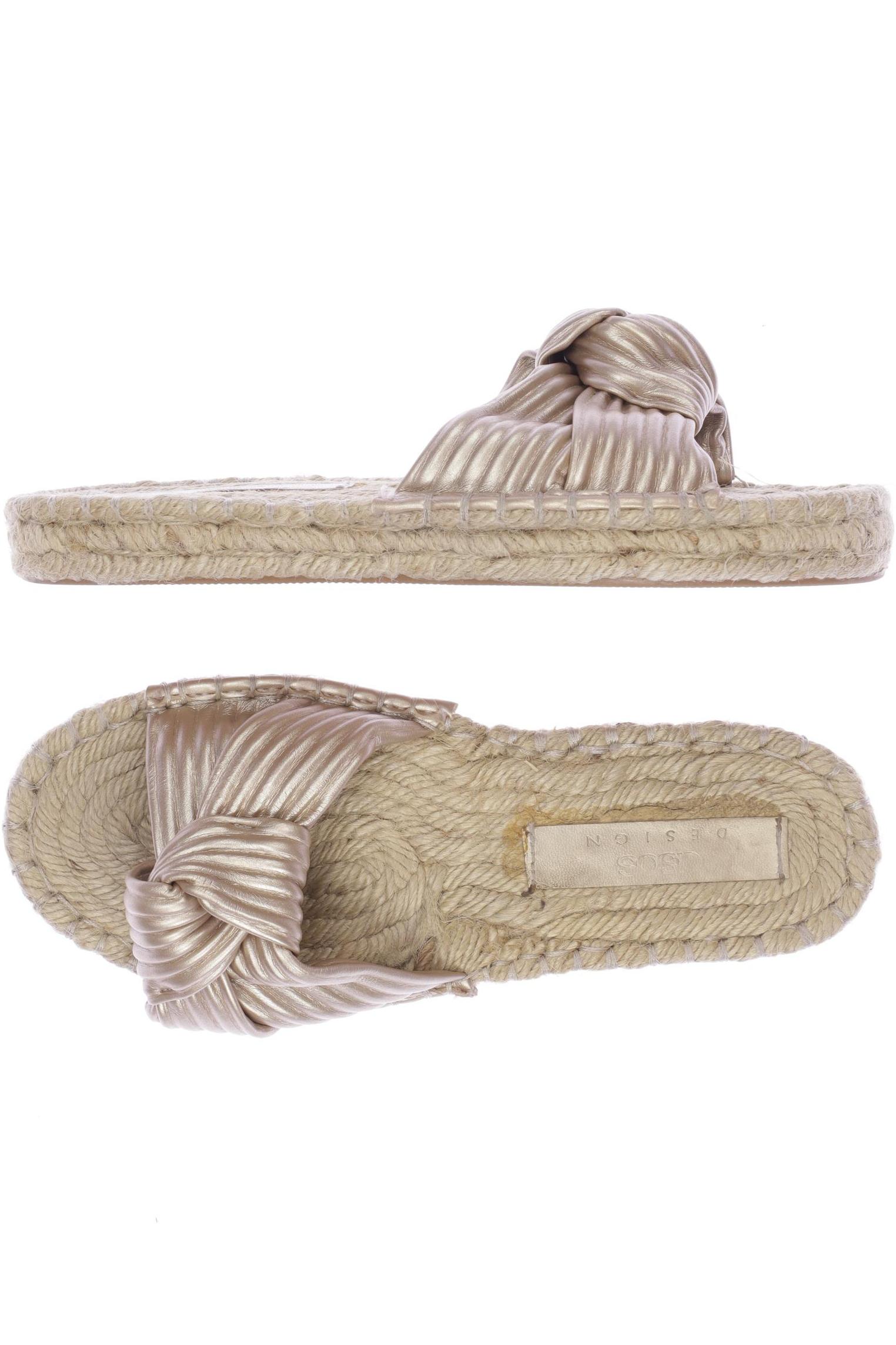 

asos Damen Sandale, gold, Gr. 4