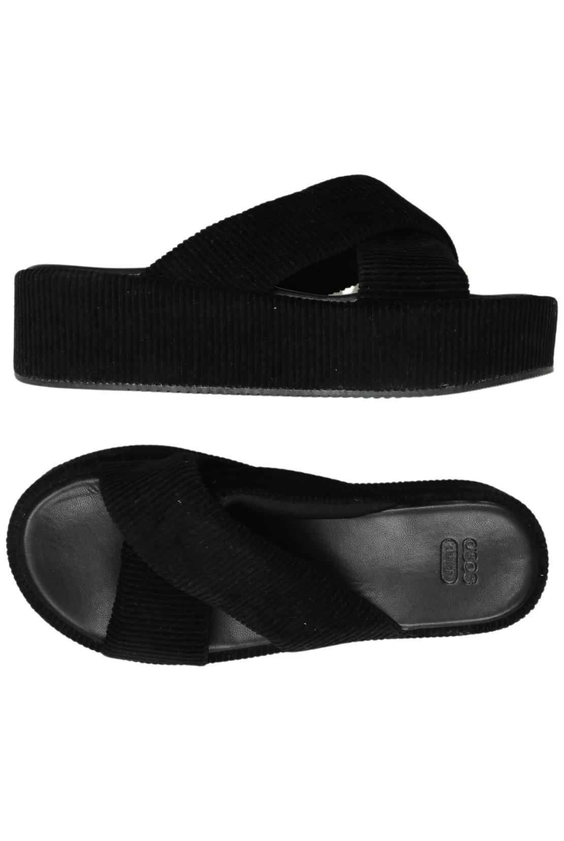 

asos Damen Sandale, schwarz, Gr. 43