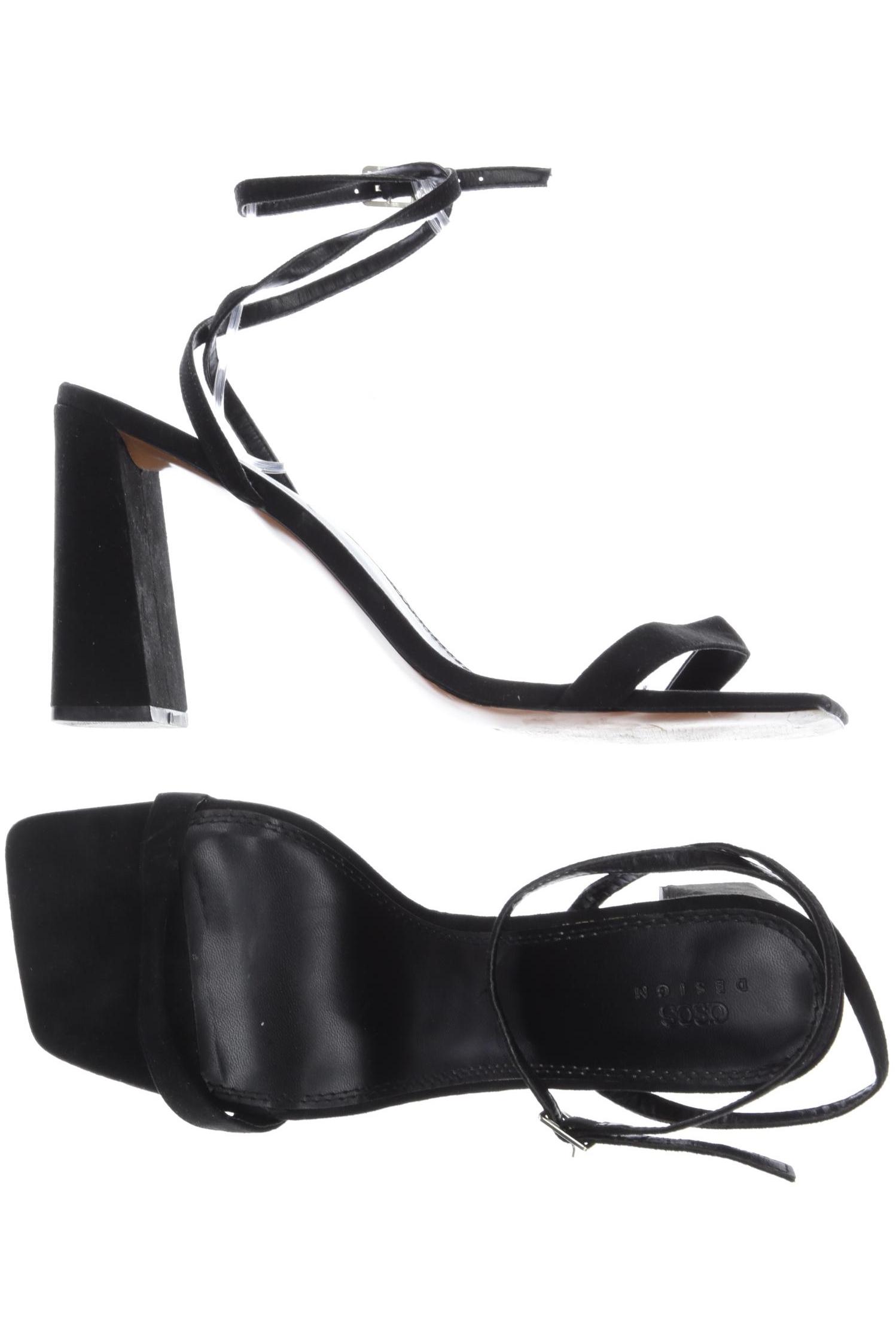 

asos Damen Sandale, schwarz, Gr. 46