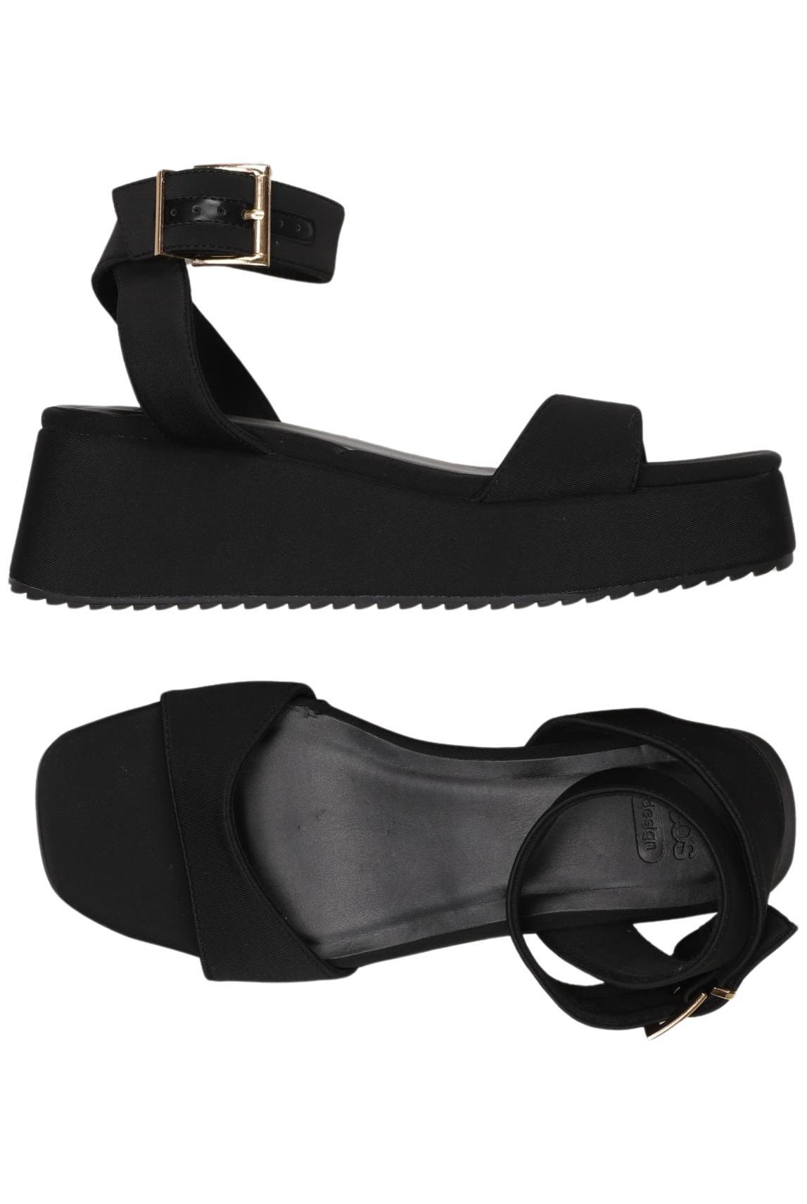

asos Damen Sandale, schwarz, Gr. 5