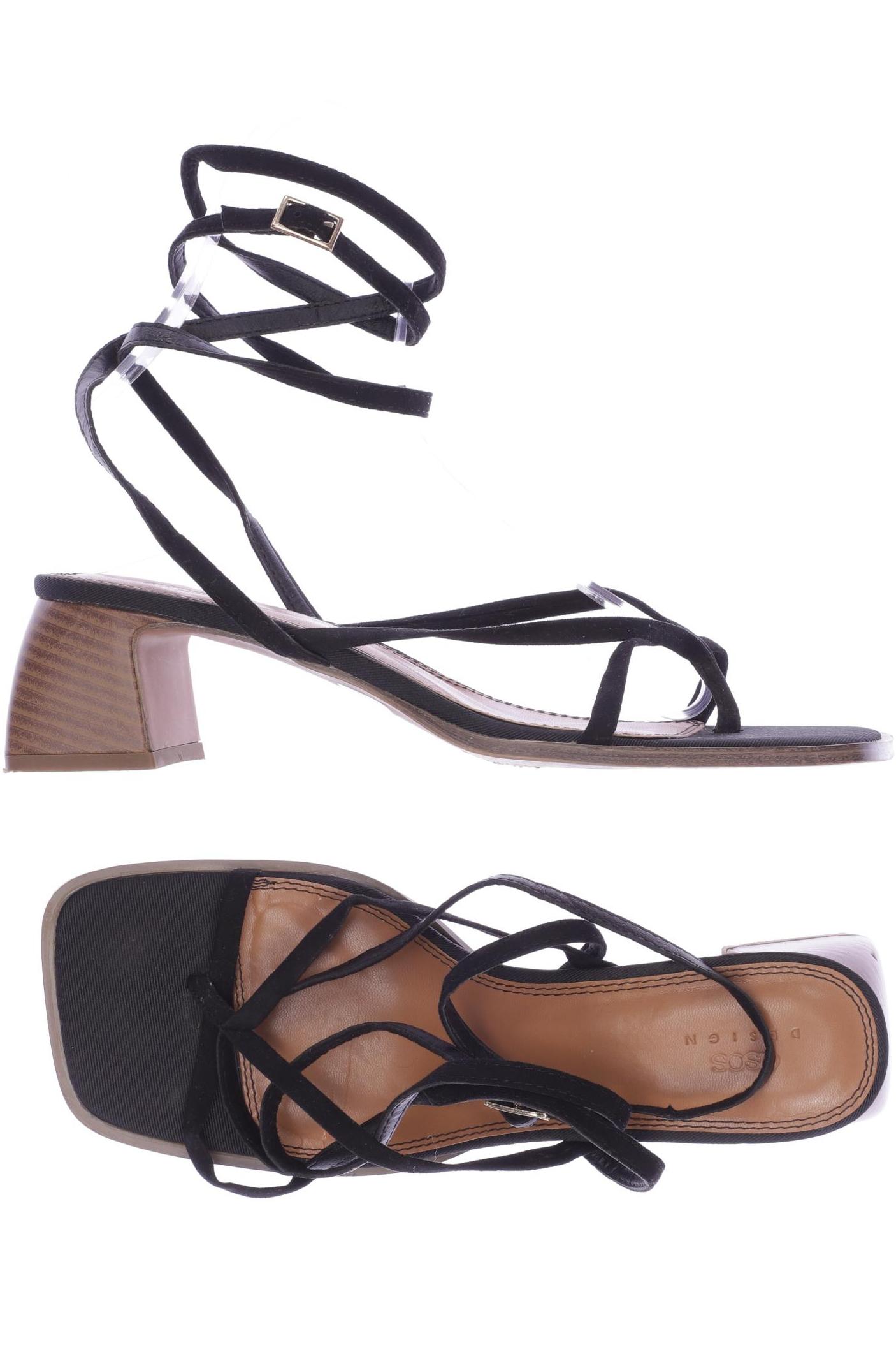 

asos Damen Sandale, schwarz, Gr. 40