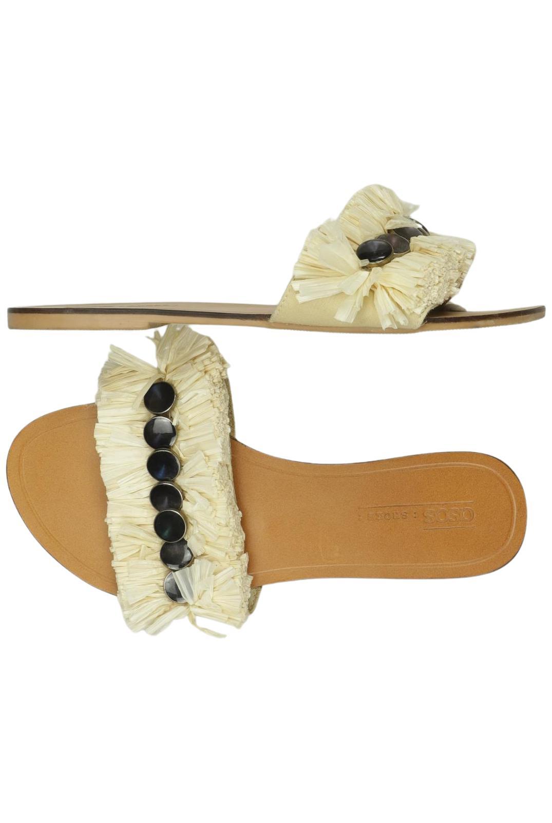 

asos Damen Sandale, cremeweiß, Gr. 37