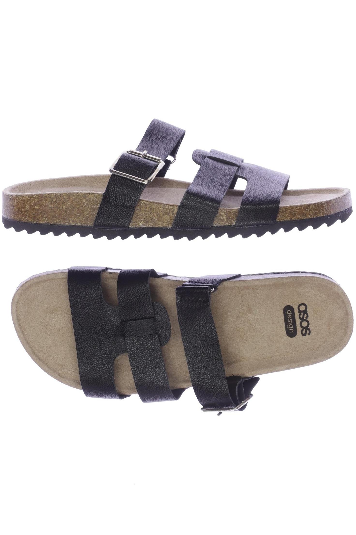 

asos Damen Sandale, schwarz, Gr. 6