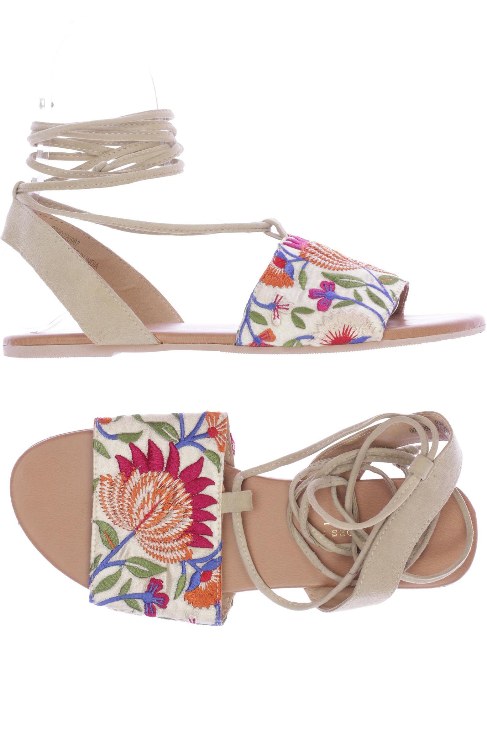 

asos Damen Sandale, beige, Gr. 5