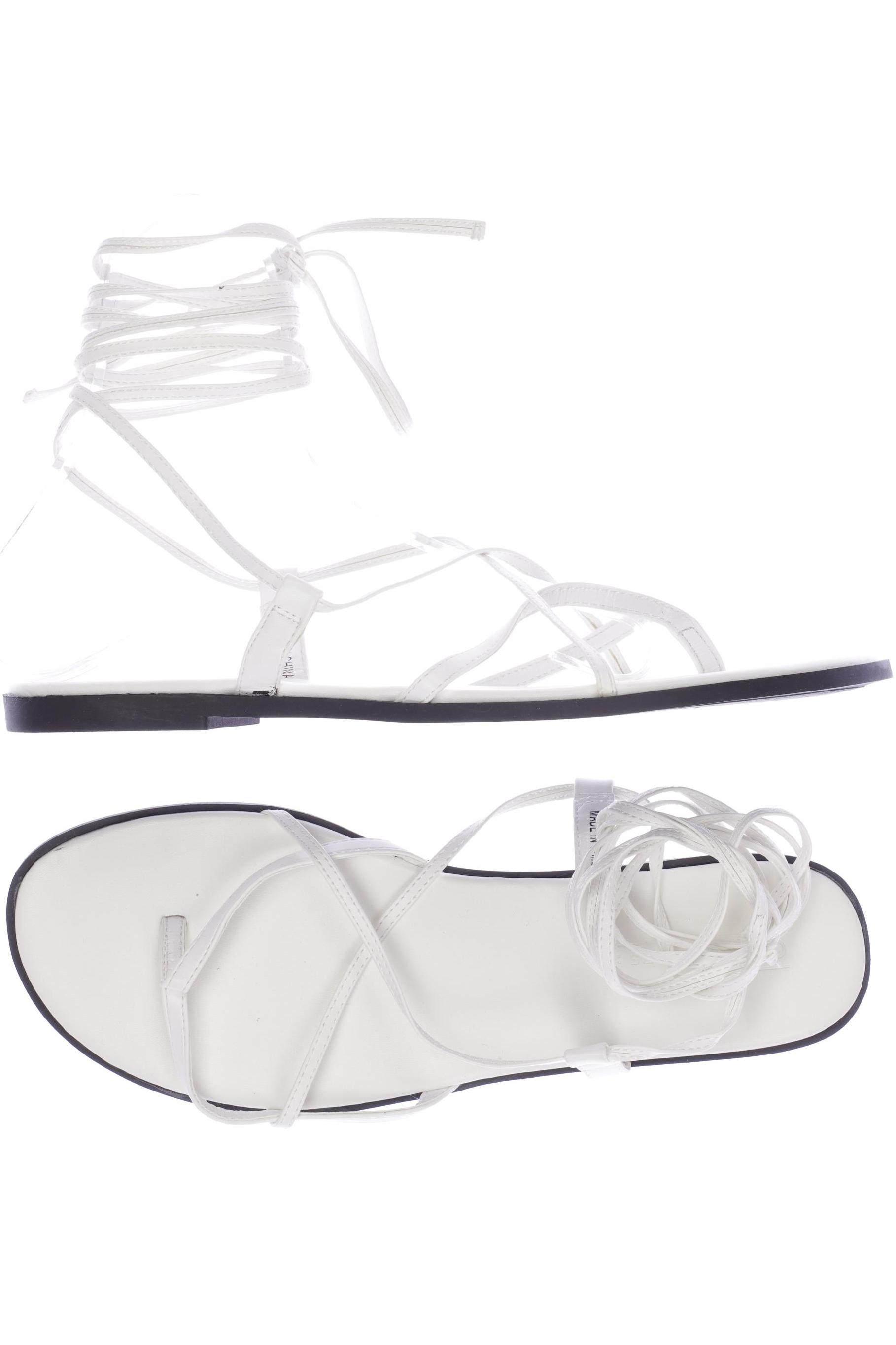 

asos Damen Sandale, weiß, Gr. 8