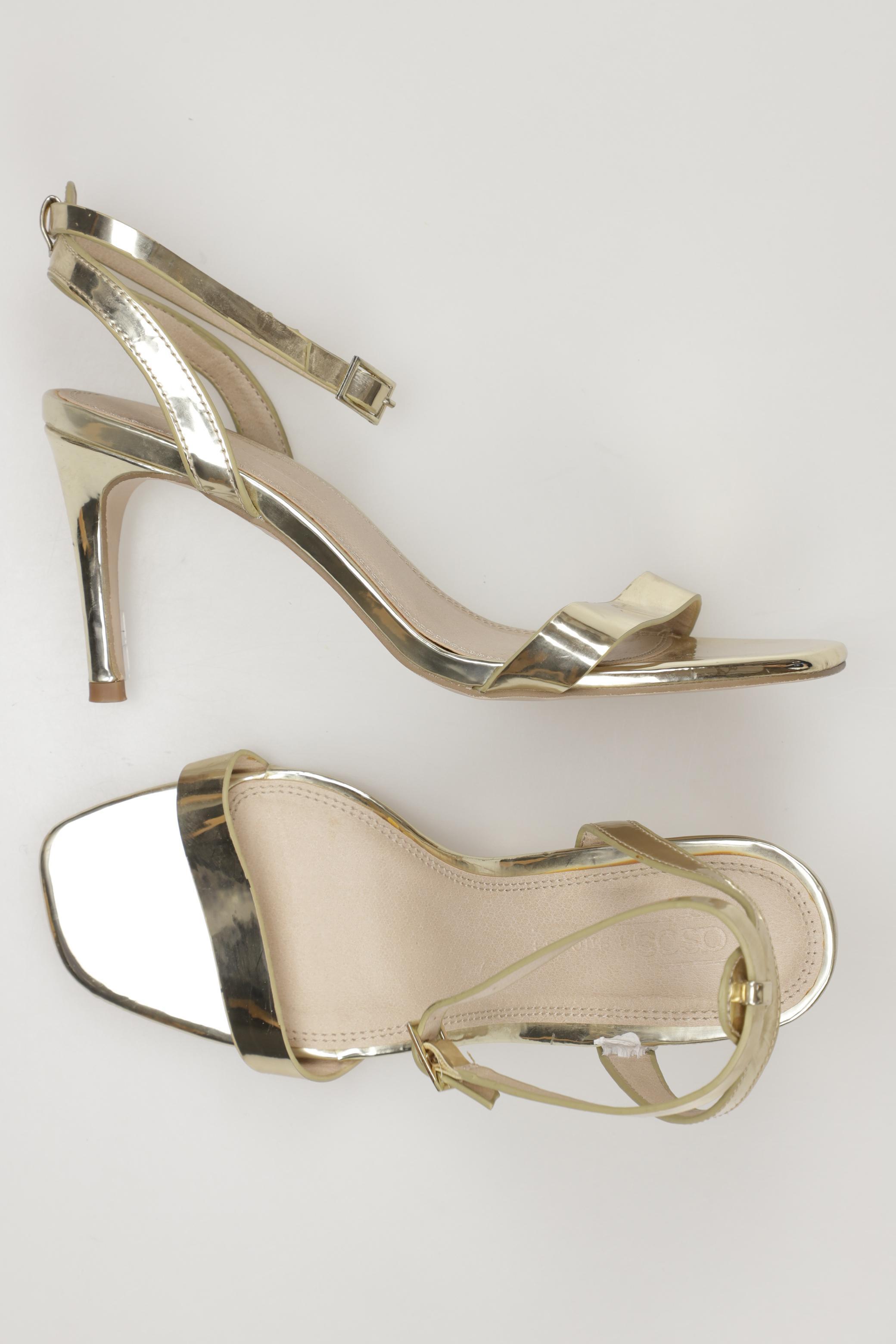 

asos Damen Sandale, gold, Gr. 3