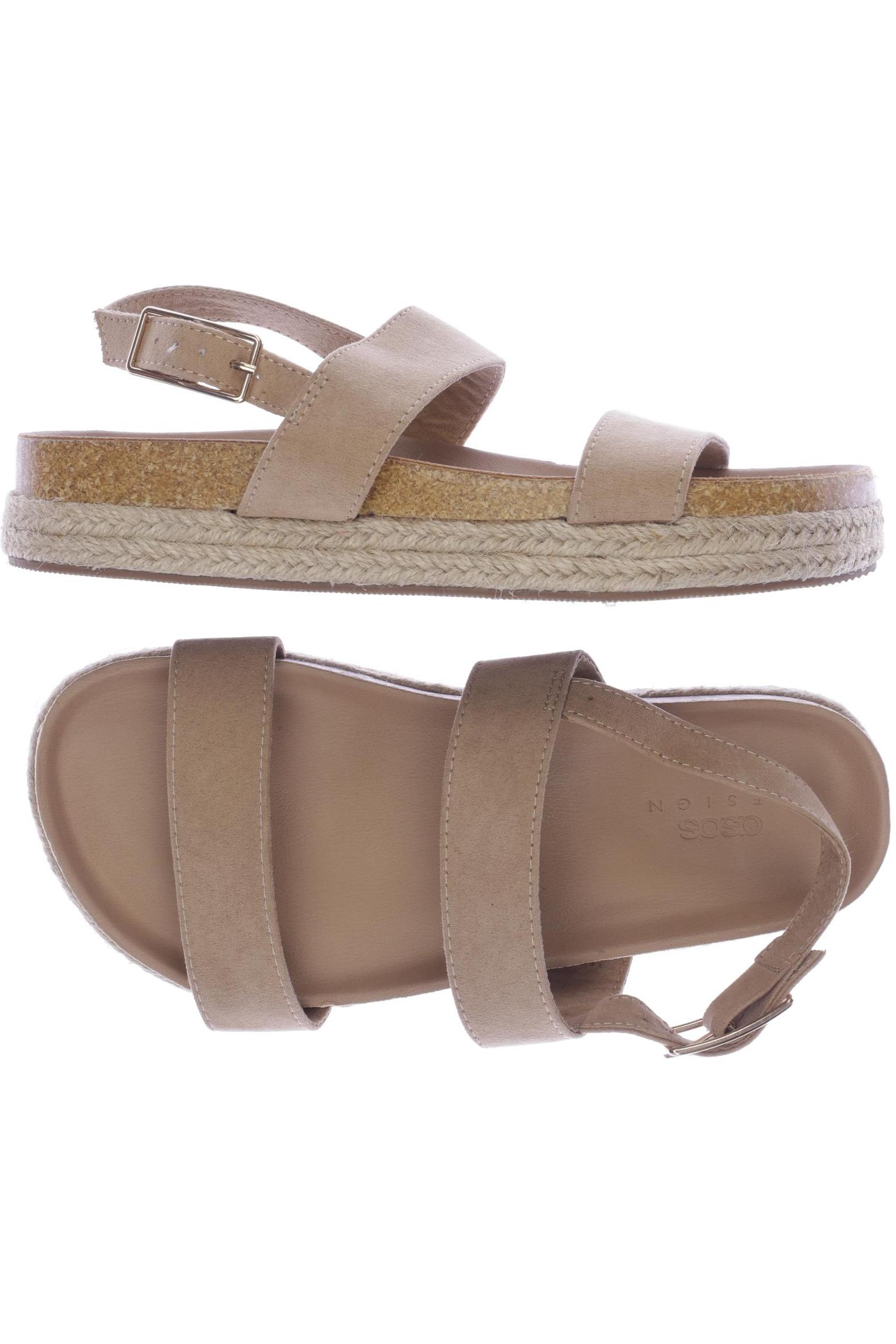 

asos Damen Sandale, beige, Gr. 37