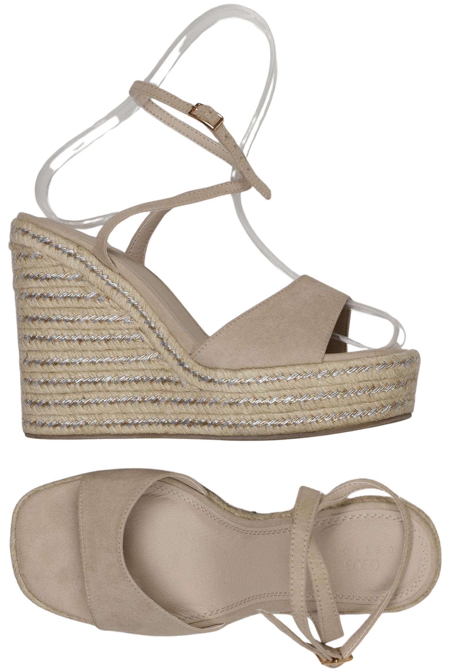 

asos Damen Sandale, beige, Gr. 39