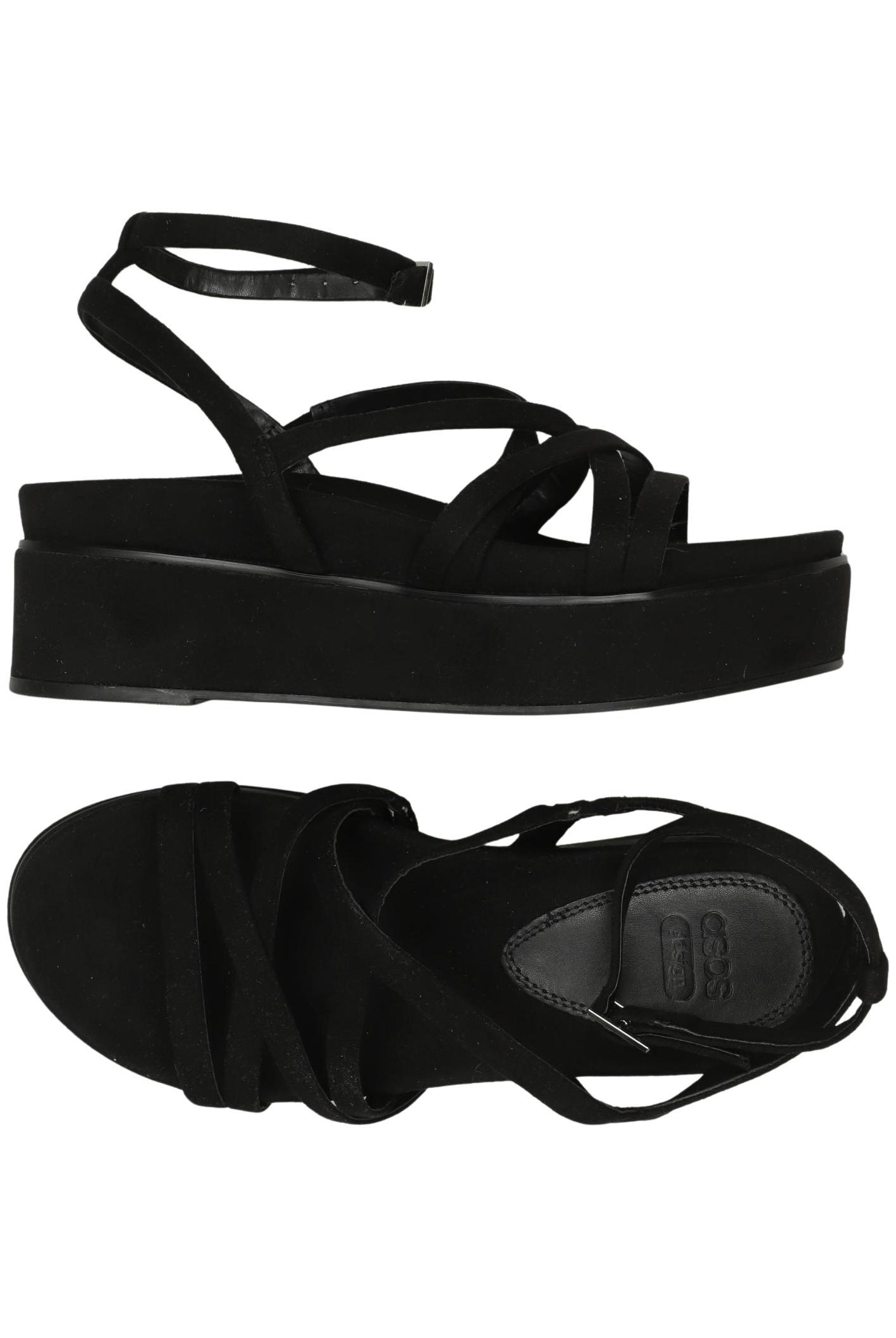 

asos Damen Sandale, schwarz, Gr. 37