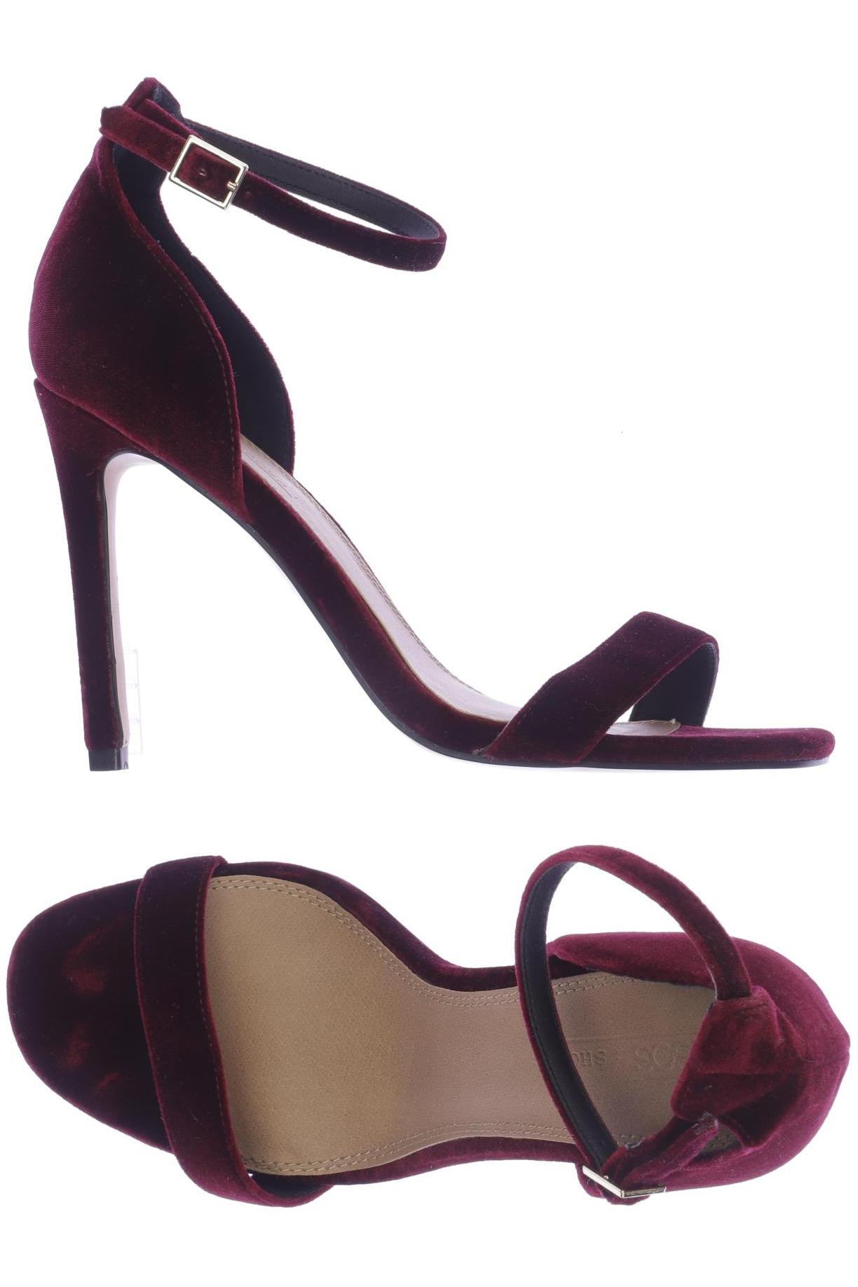 

asos Damen Sandale, bordeaux, Gr. 4.5