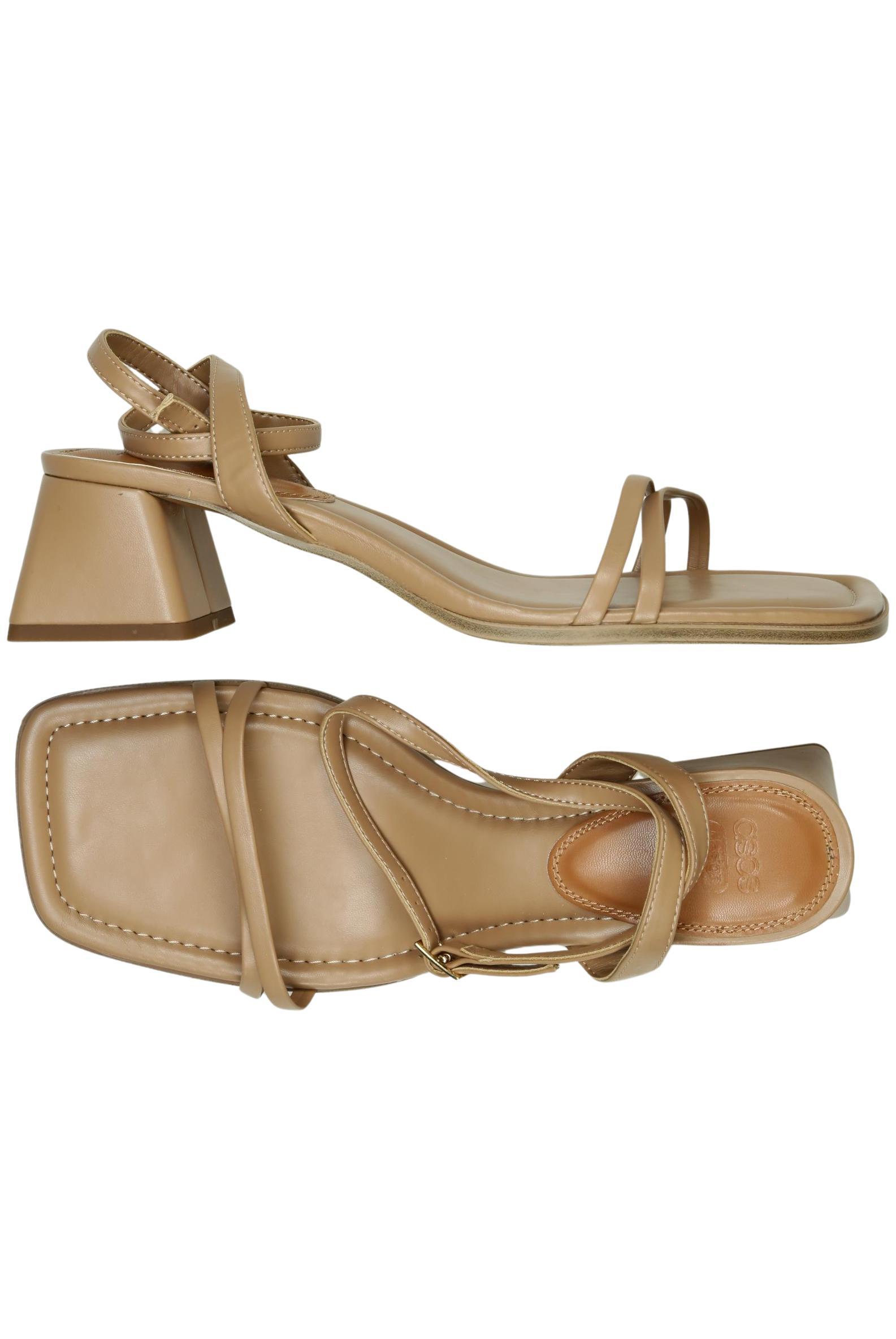 

asos Damen Sandale, braun, Gr. 44