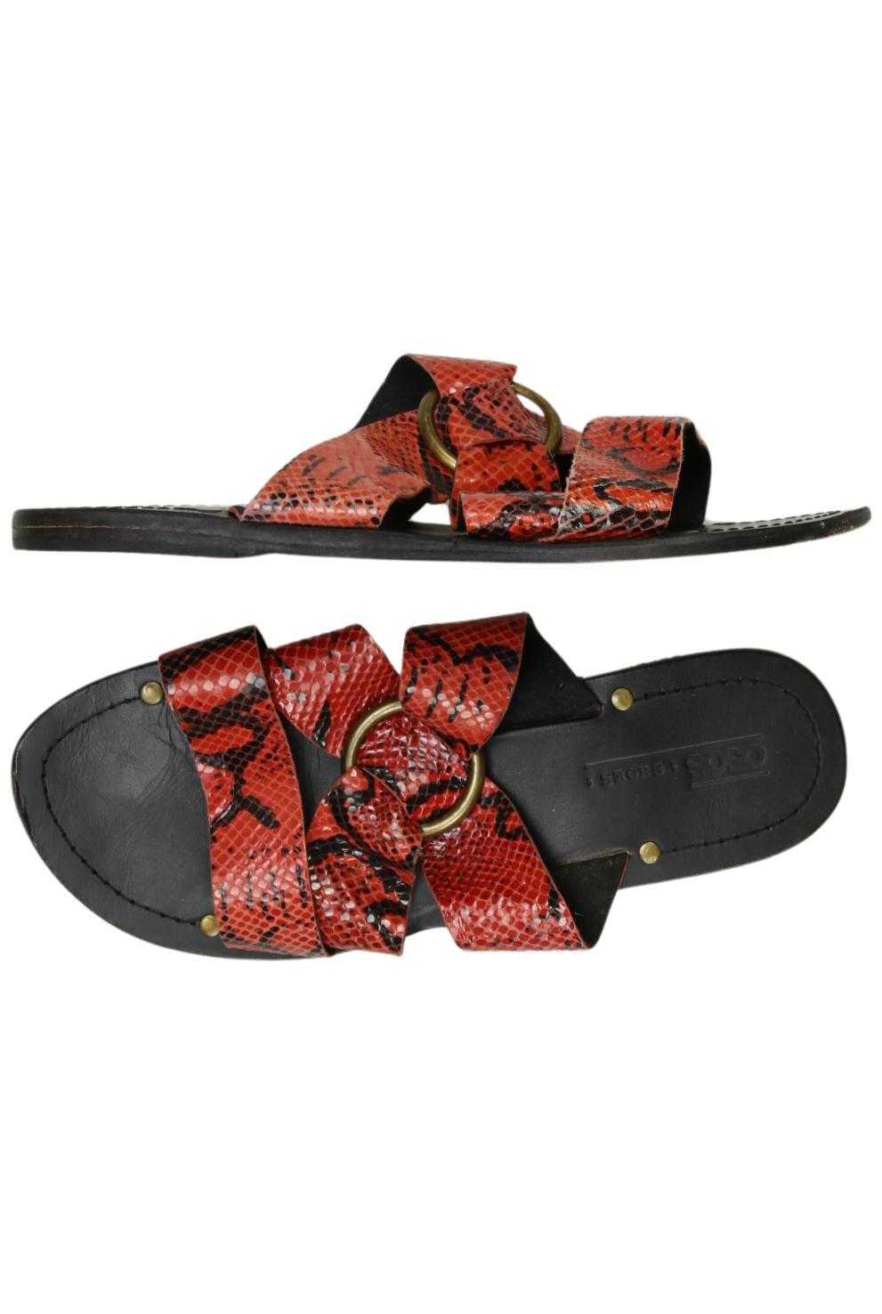 

asos Damen Sandale, rot, Gr. 6