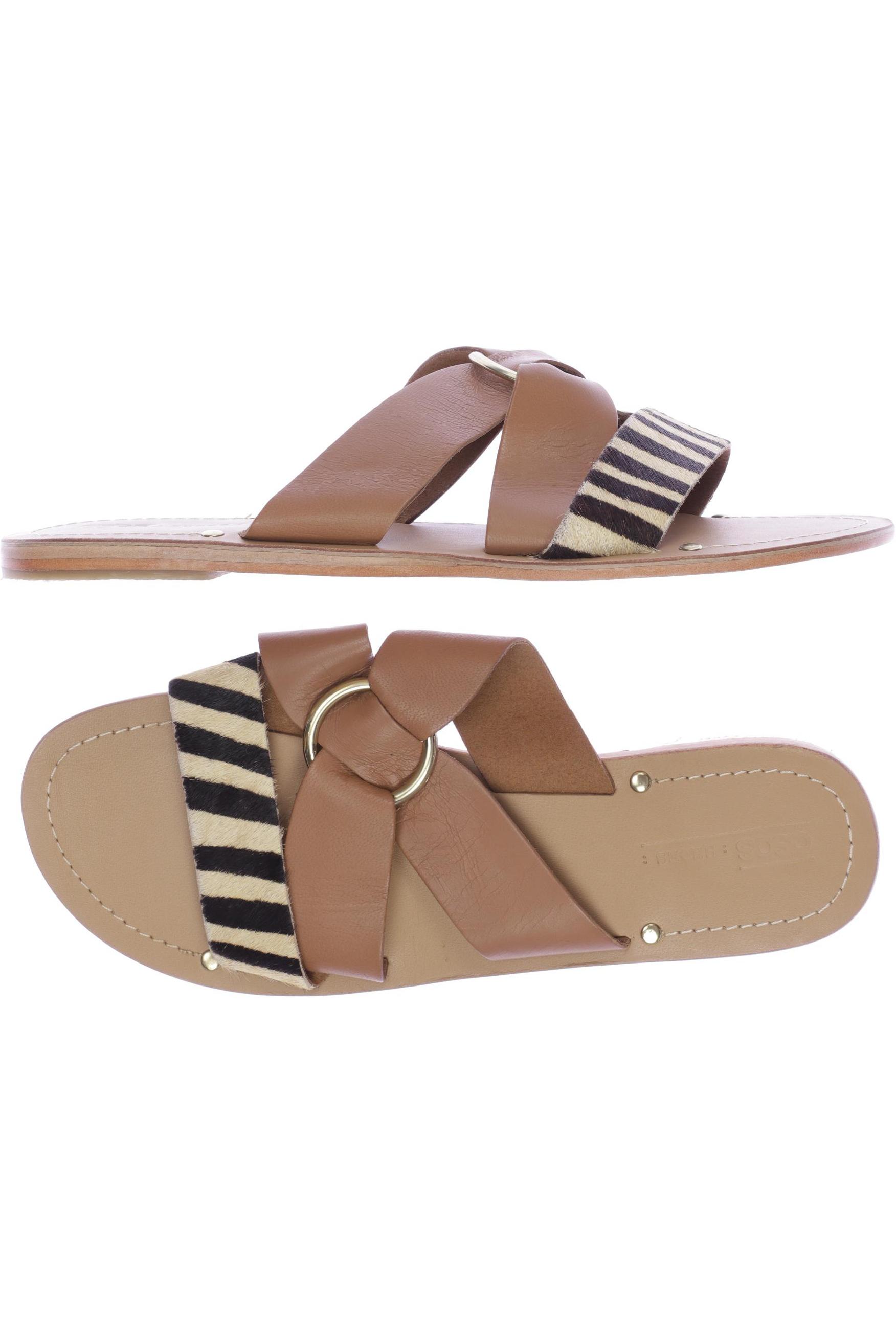 

asos Damen Sandale, braun, Gr. 44