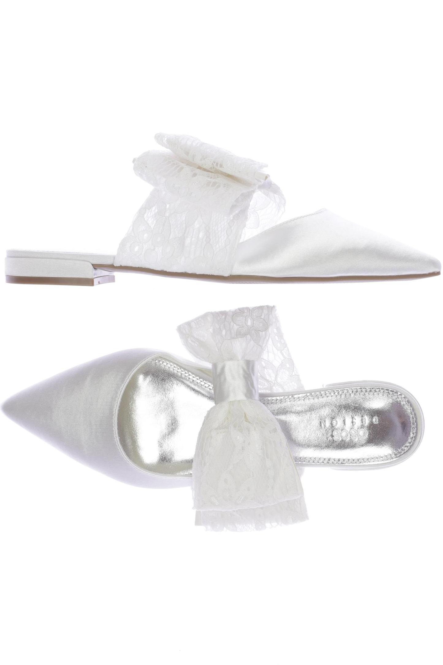 

asos Damen Sandale, weiß, Gr. 5