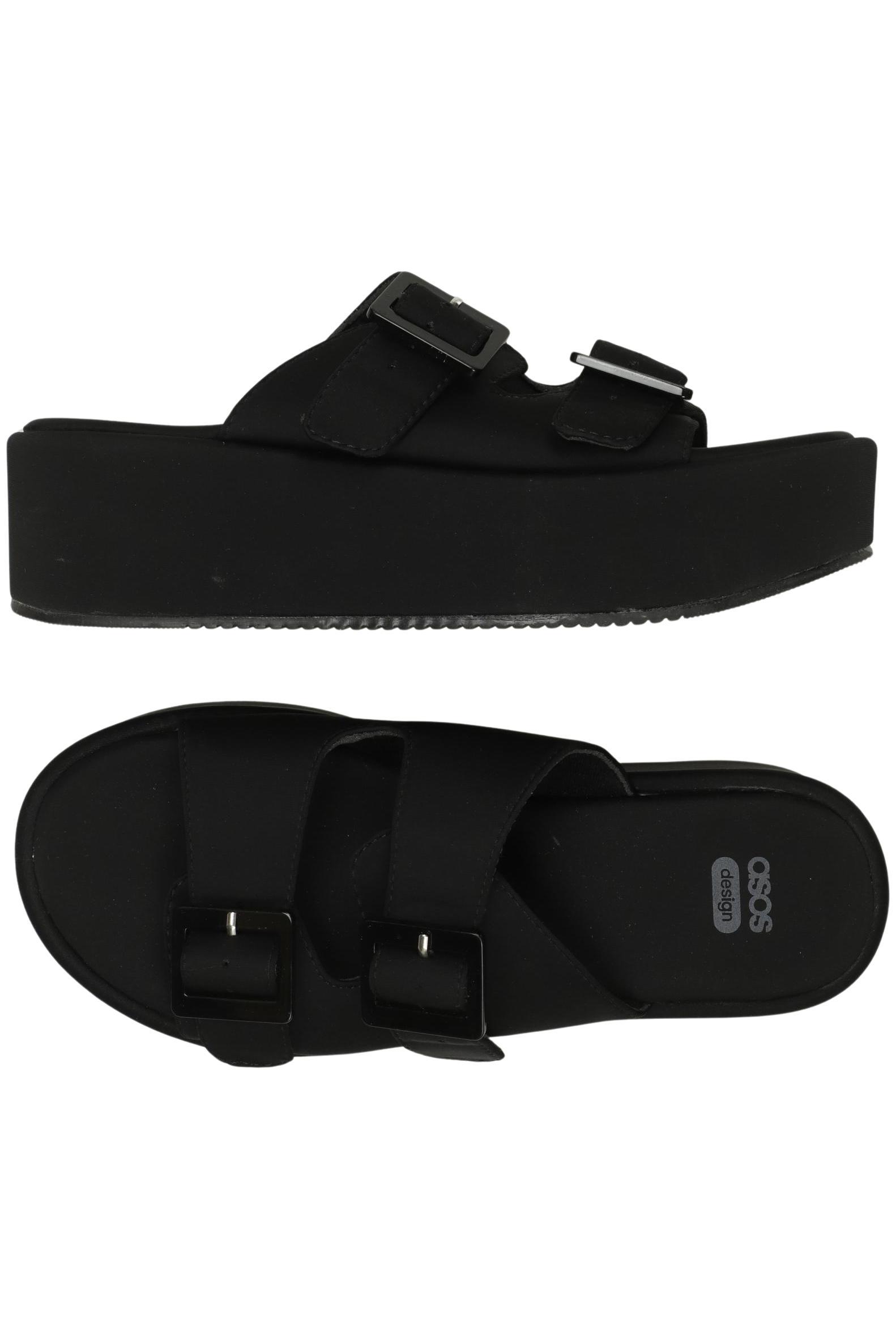 

asos Damen Sandale, schwarz, Gr. 42