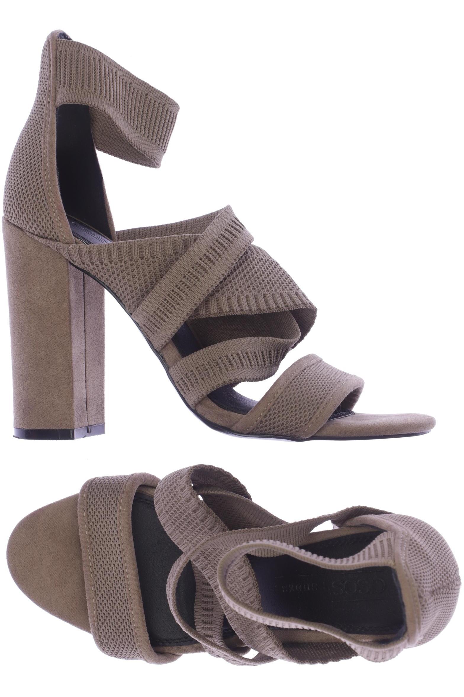 

asos Damen Sandale, braun, Gr. 3