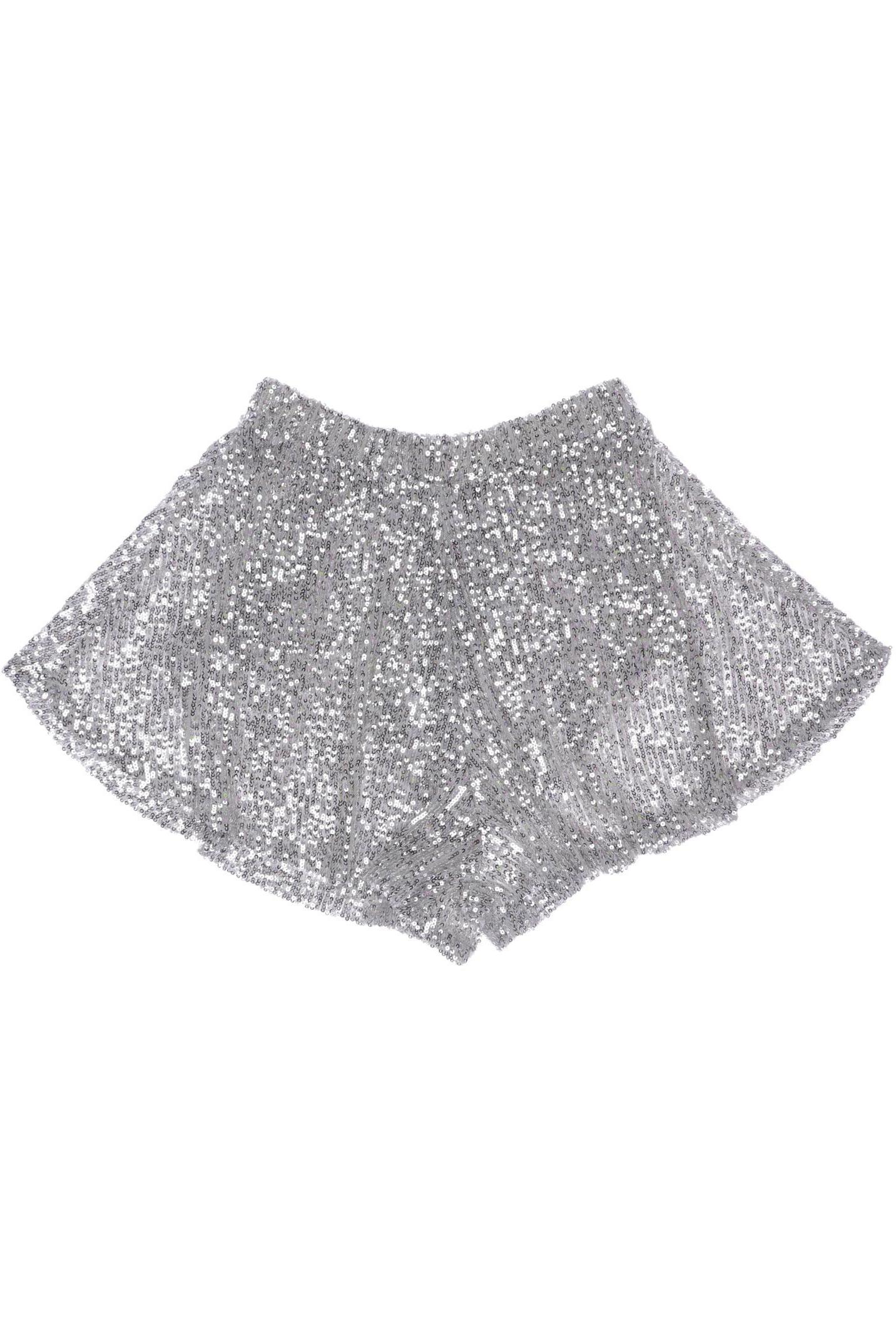 

asos Damen Shorts, silber, Gr. 34
