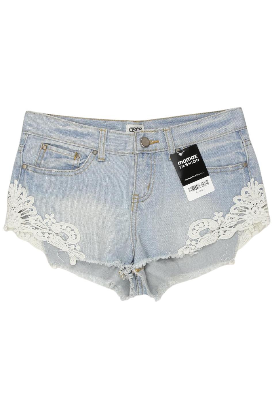 

asos Damen Shorts, blau, Gr. 32
