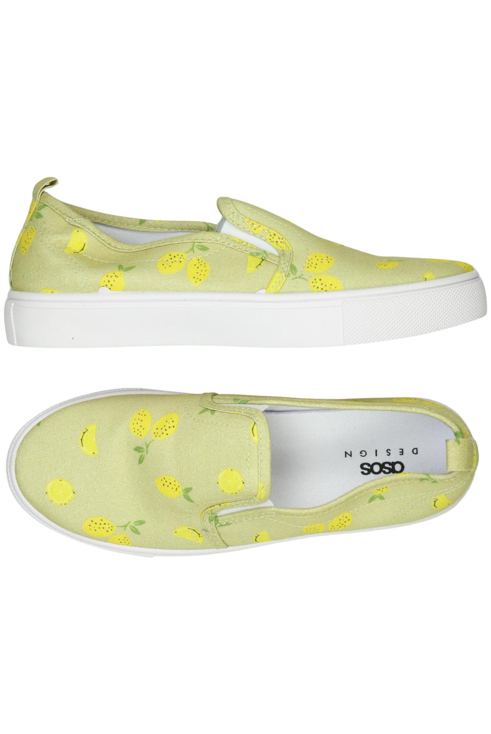 

asos Damen Sneakers, gelb, Gr. 38
