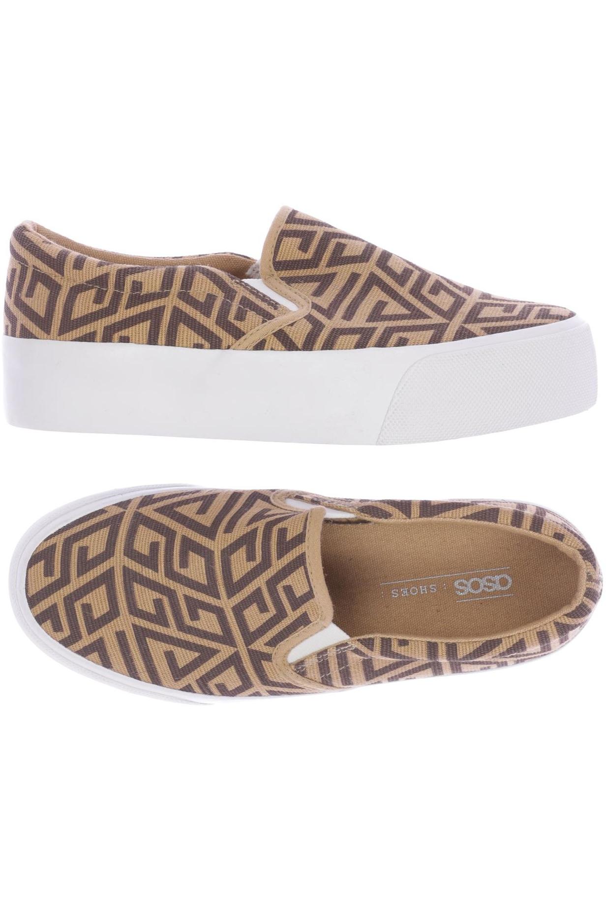 

asos Damen Sneakers, beige, Gr. 4