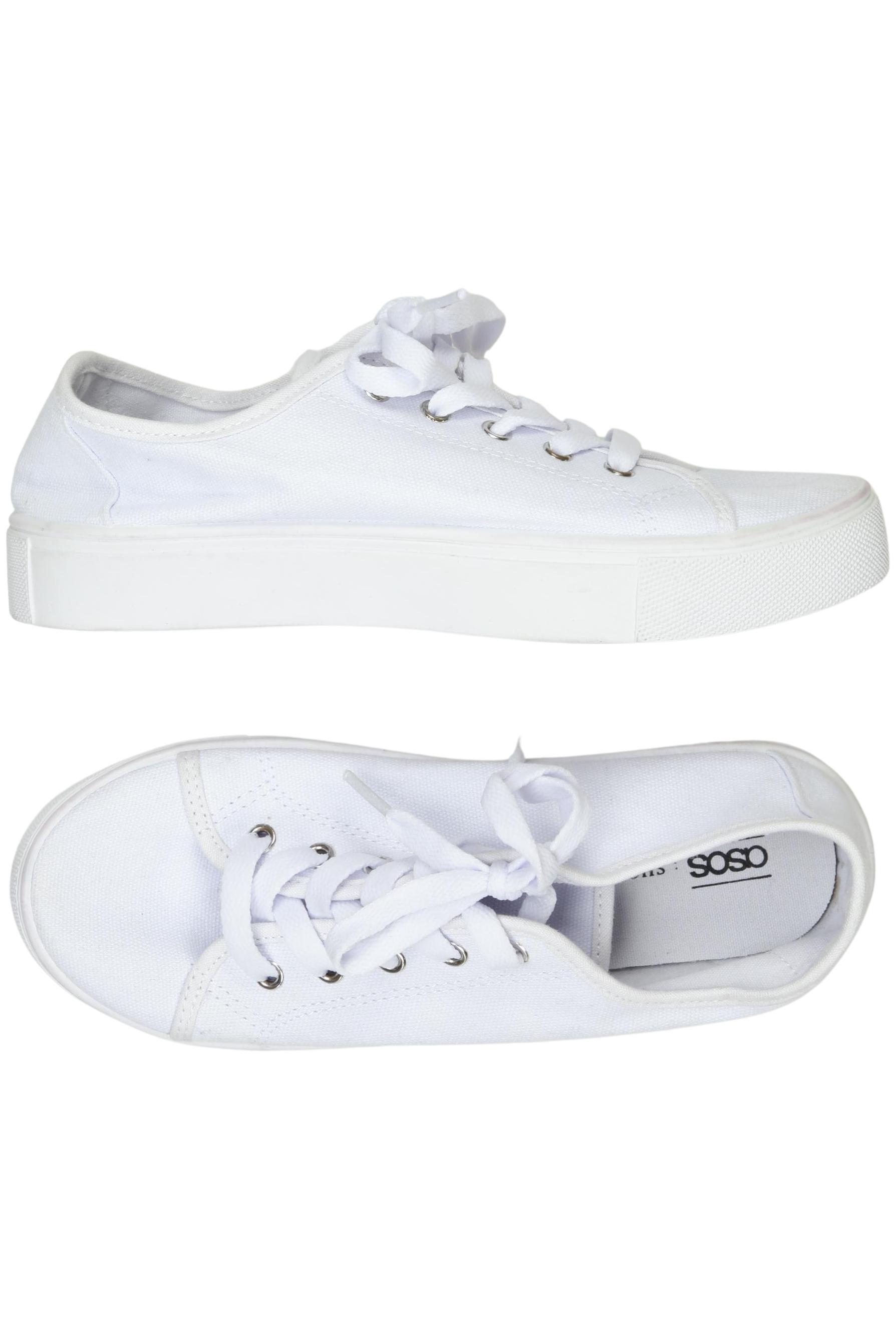 

asos Damen Sneakers, weiß, Gr. 4.5